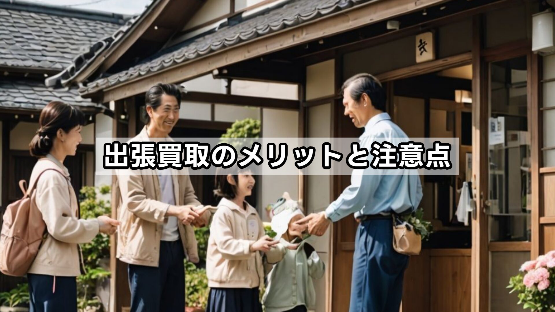 出張買取のメリットと注意点