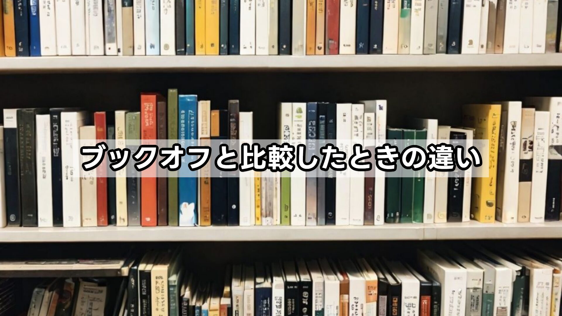 ブックオフと比較したときの違い