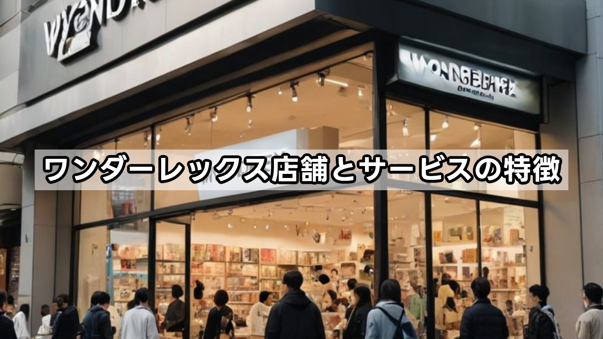 ワンダーレックス店舗とサービスの特徴