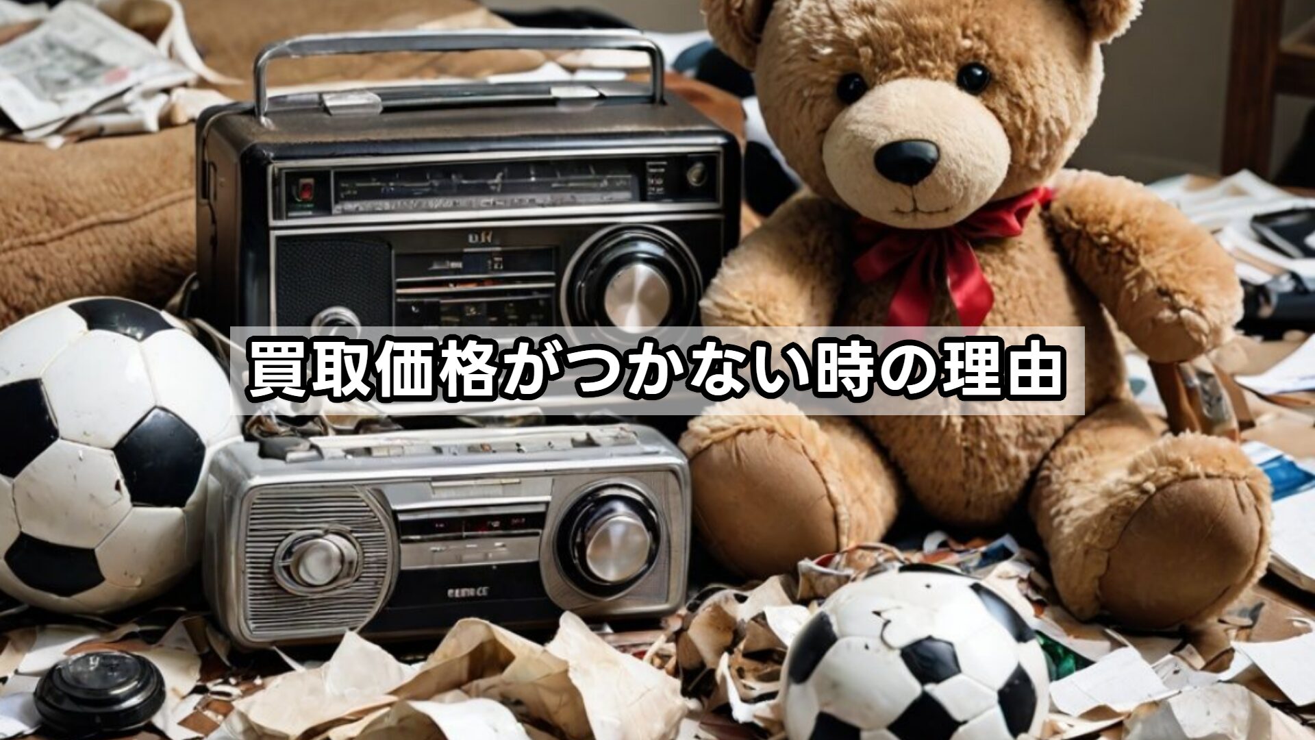 買取価格がつかない時の理由
