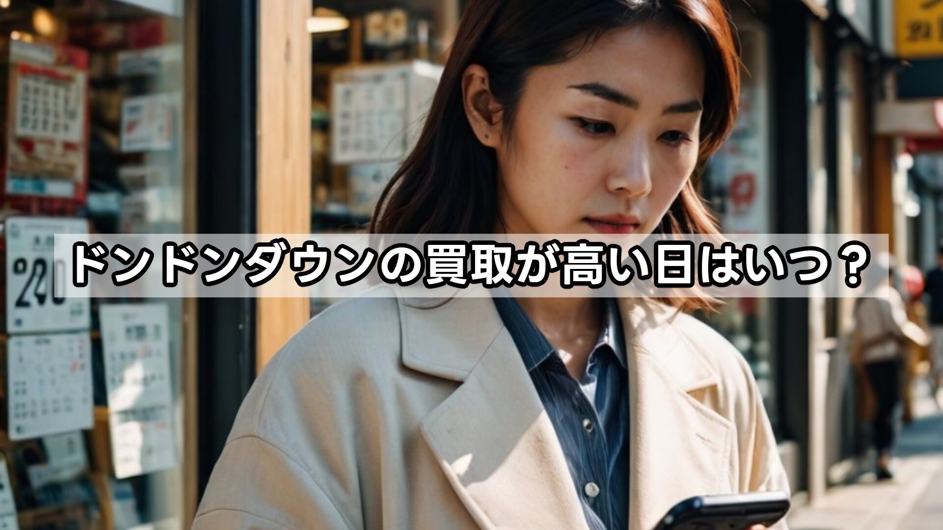 ドンドンダウンの買取が高い日はいつ？