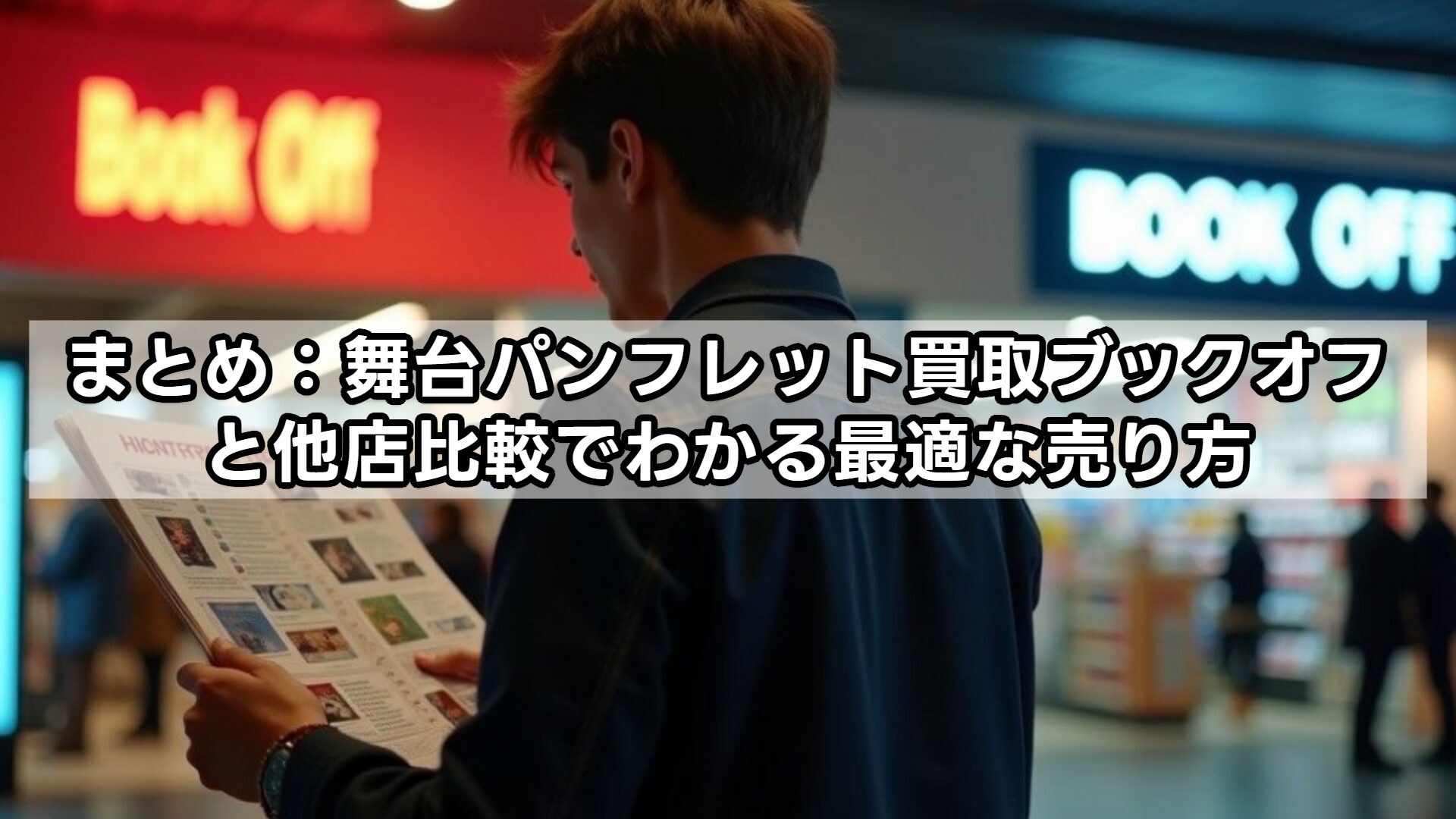 まとめ：舞台パンフレット買取、ブックオフと他店比較でわかる最適な売り方
