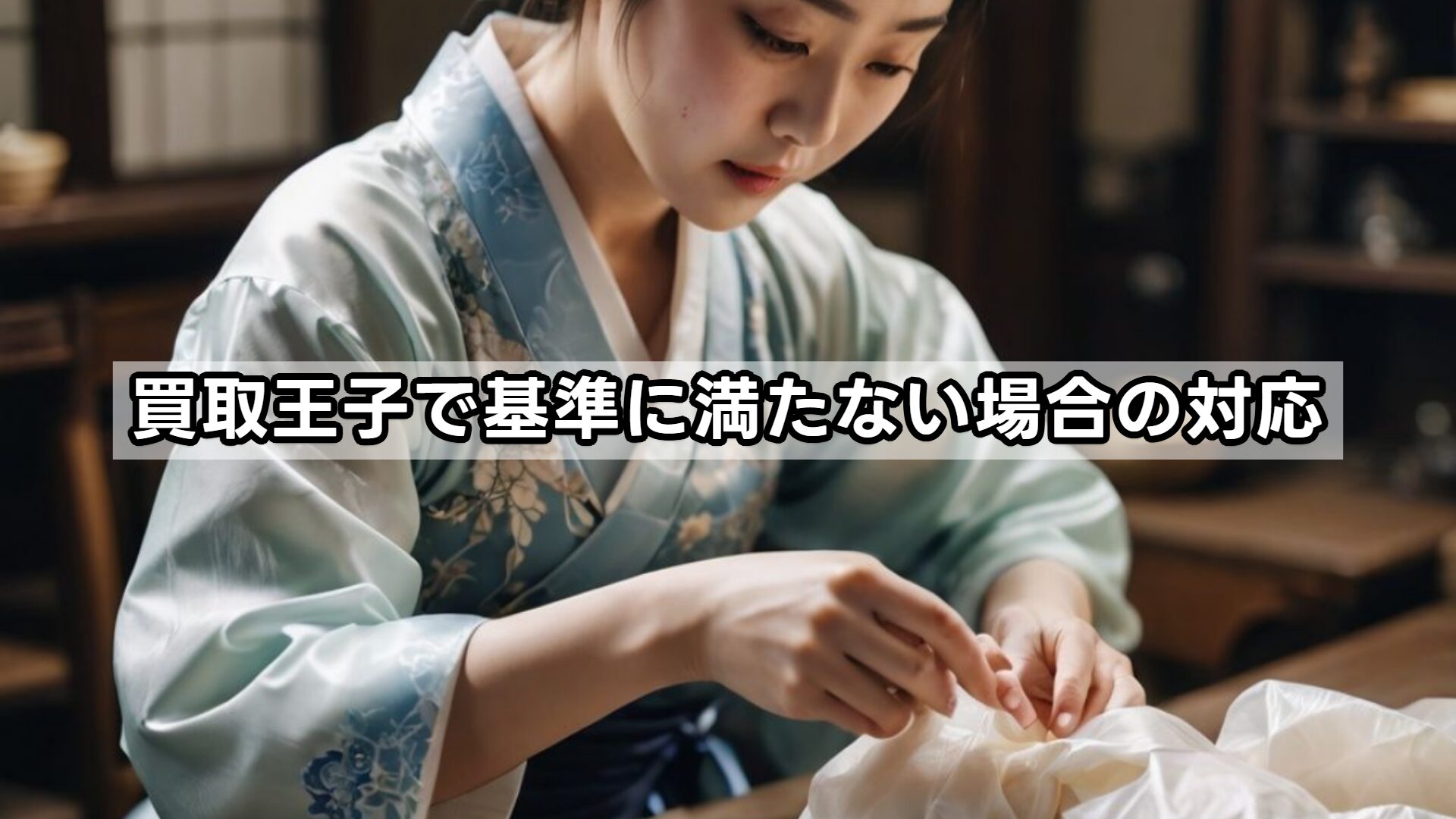 買取王子で基準に満たない場合の対応