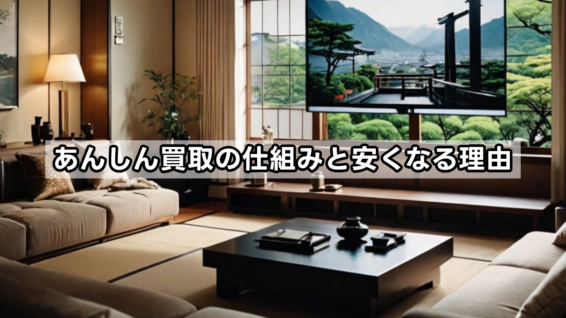 あんしん買取の仕組みと安くなる理由