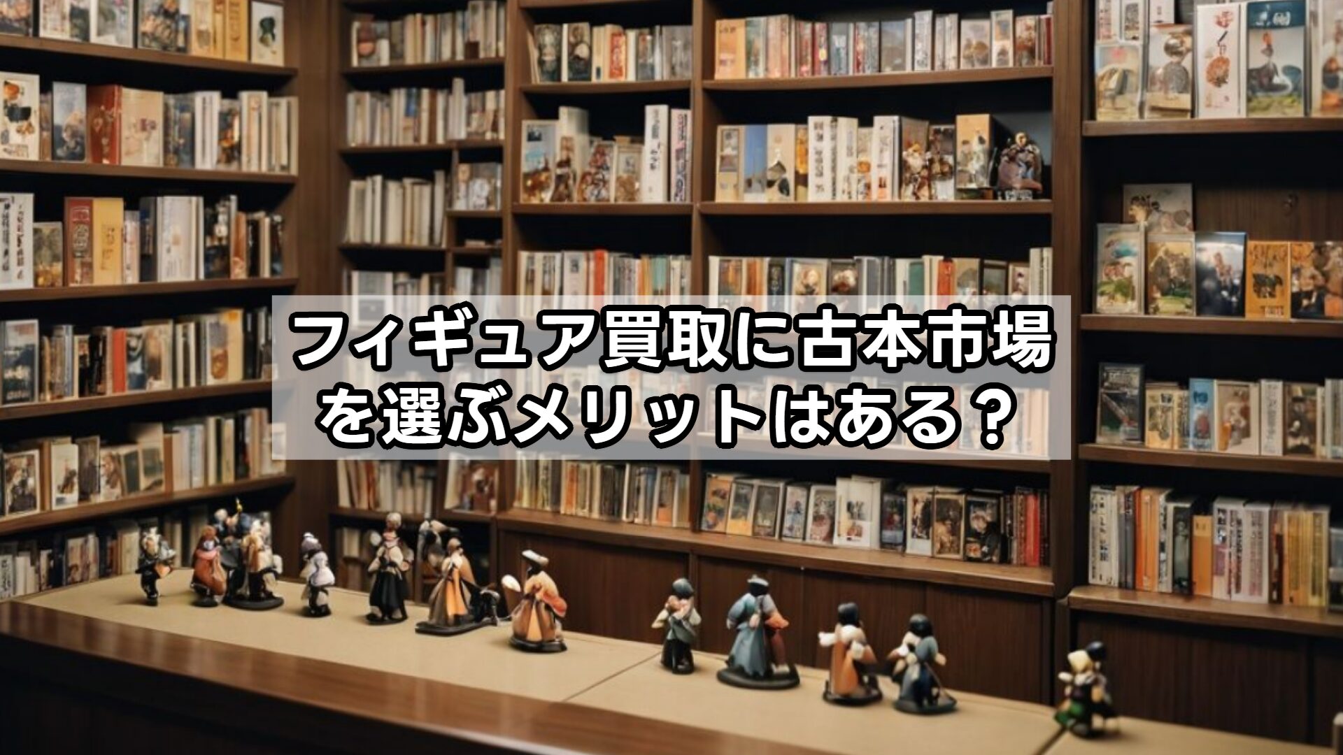 フィギュア買取に古本市場を選ぶメリットはある？