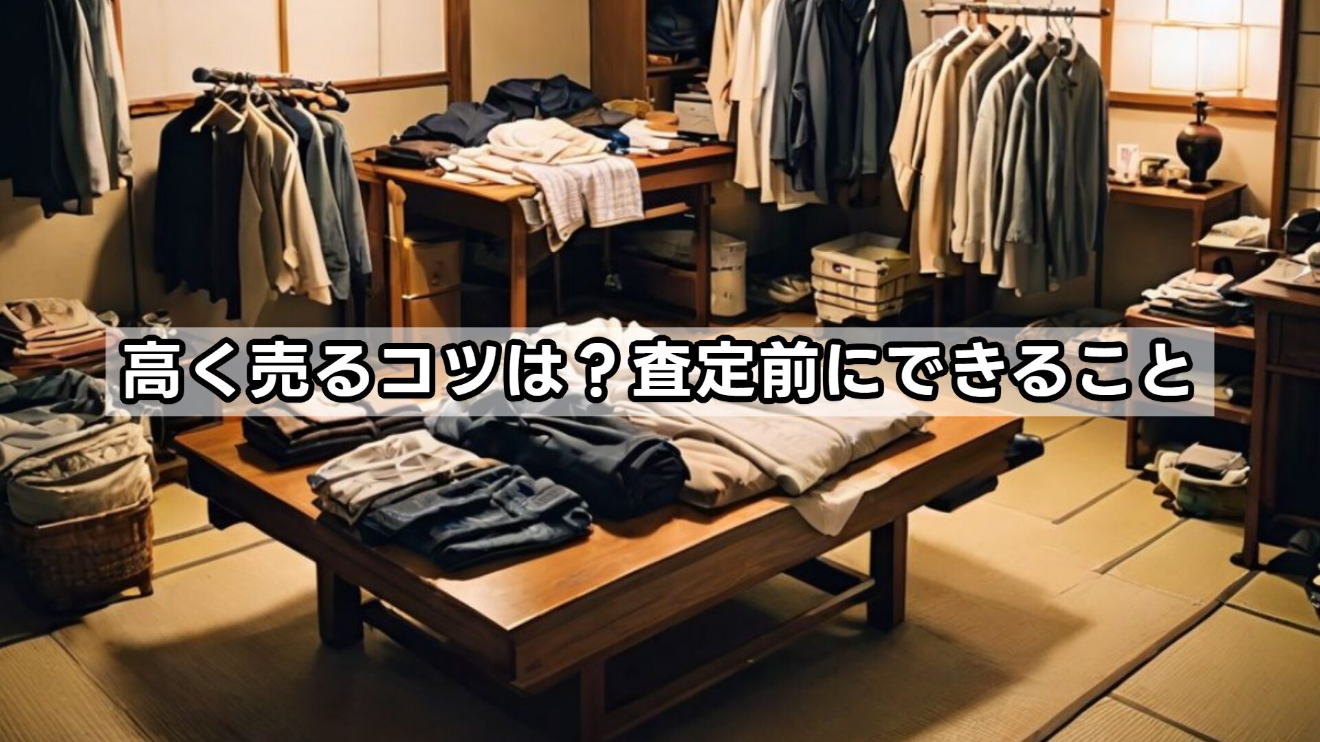 高く売るコツは？査定前にできること