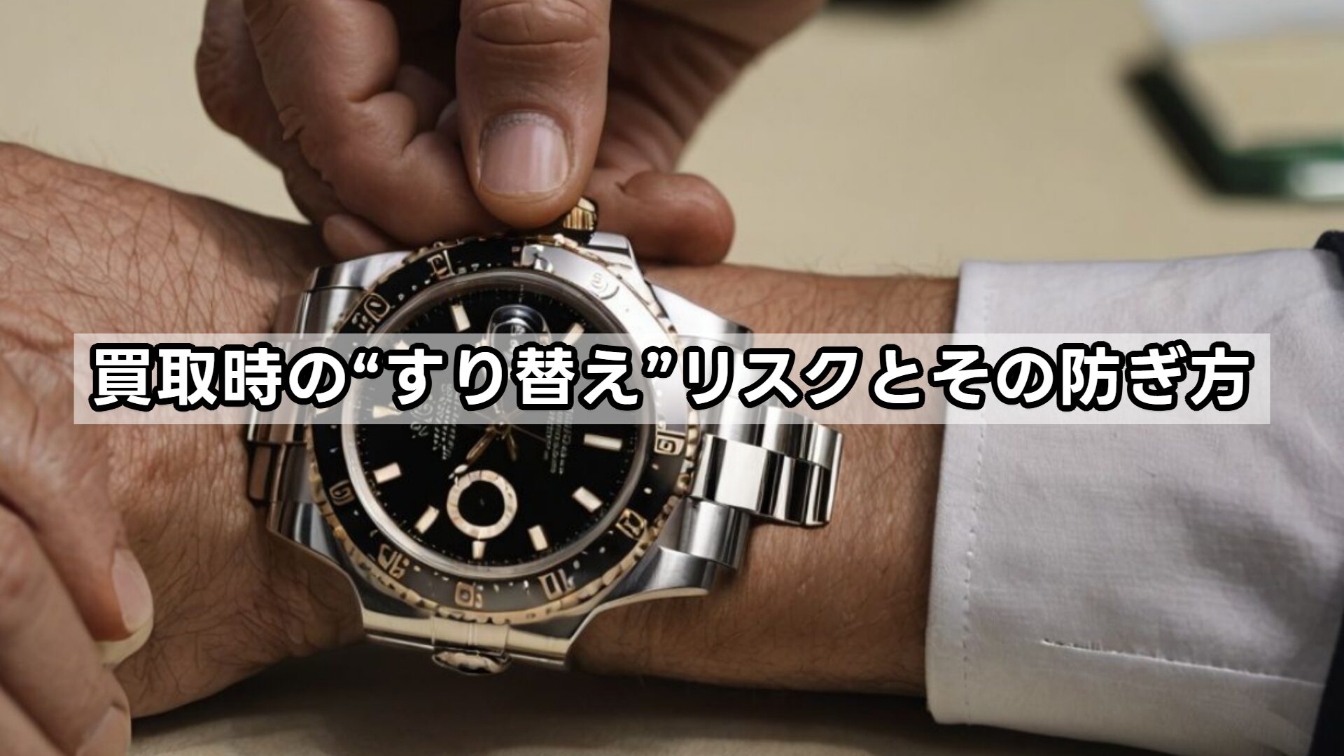 買取時の“すり替え”リスクとその防ぎ方