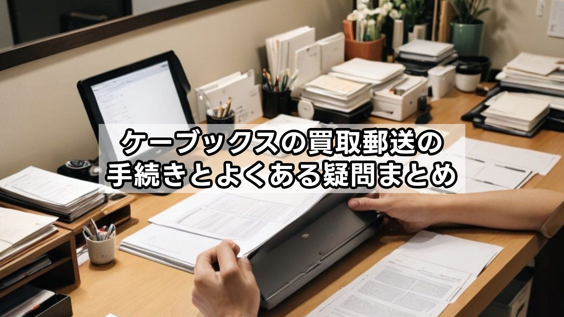 ケーブックスの買取郵送の手続きとよくある疑問まとめ