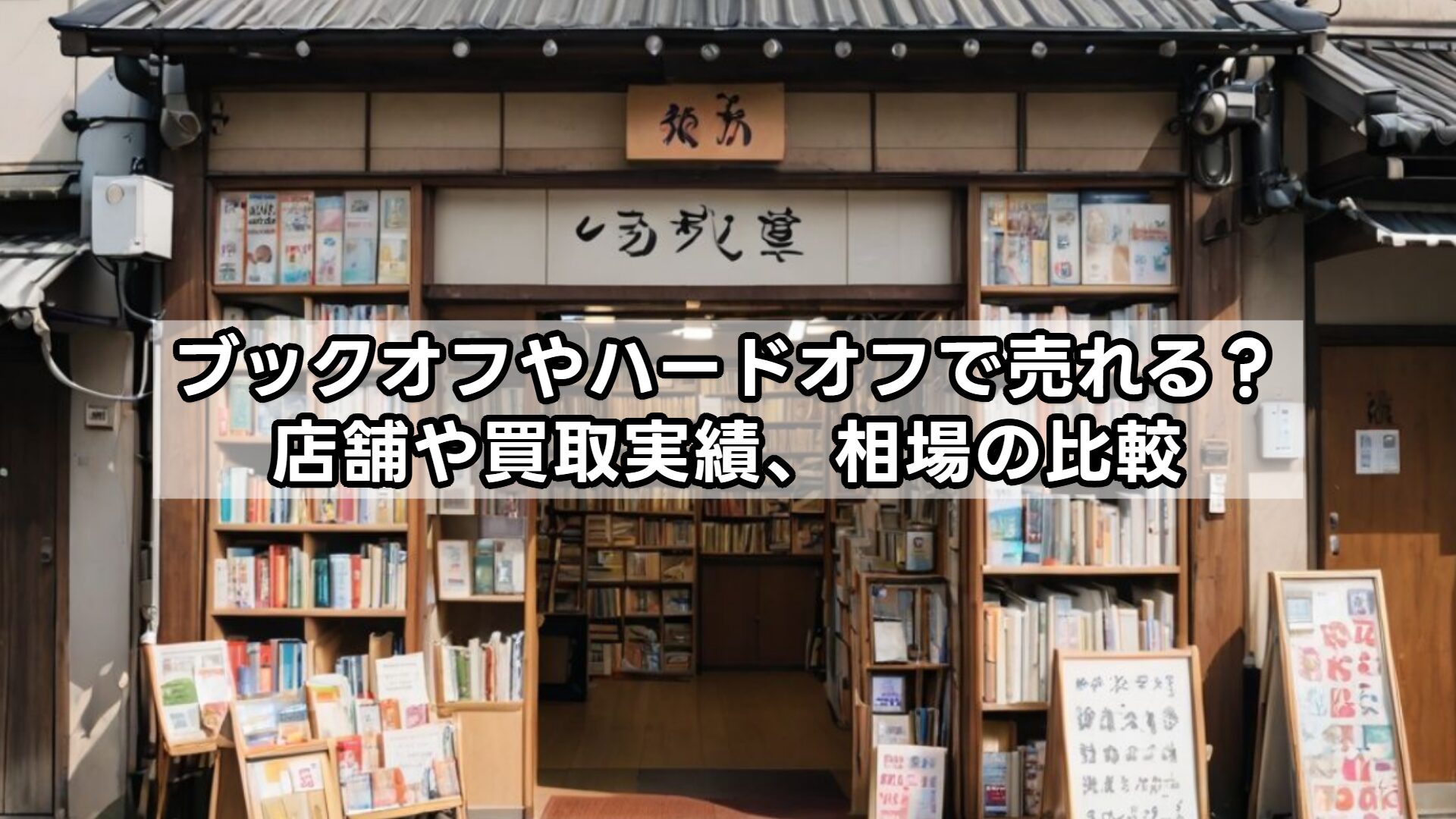ブックオフやハードオフで売れる？店舗や買取実績、相場の比較