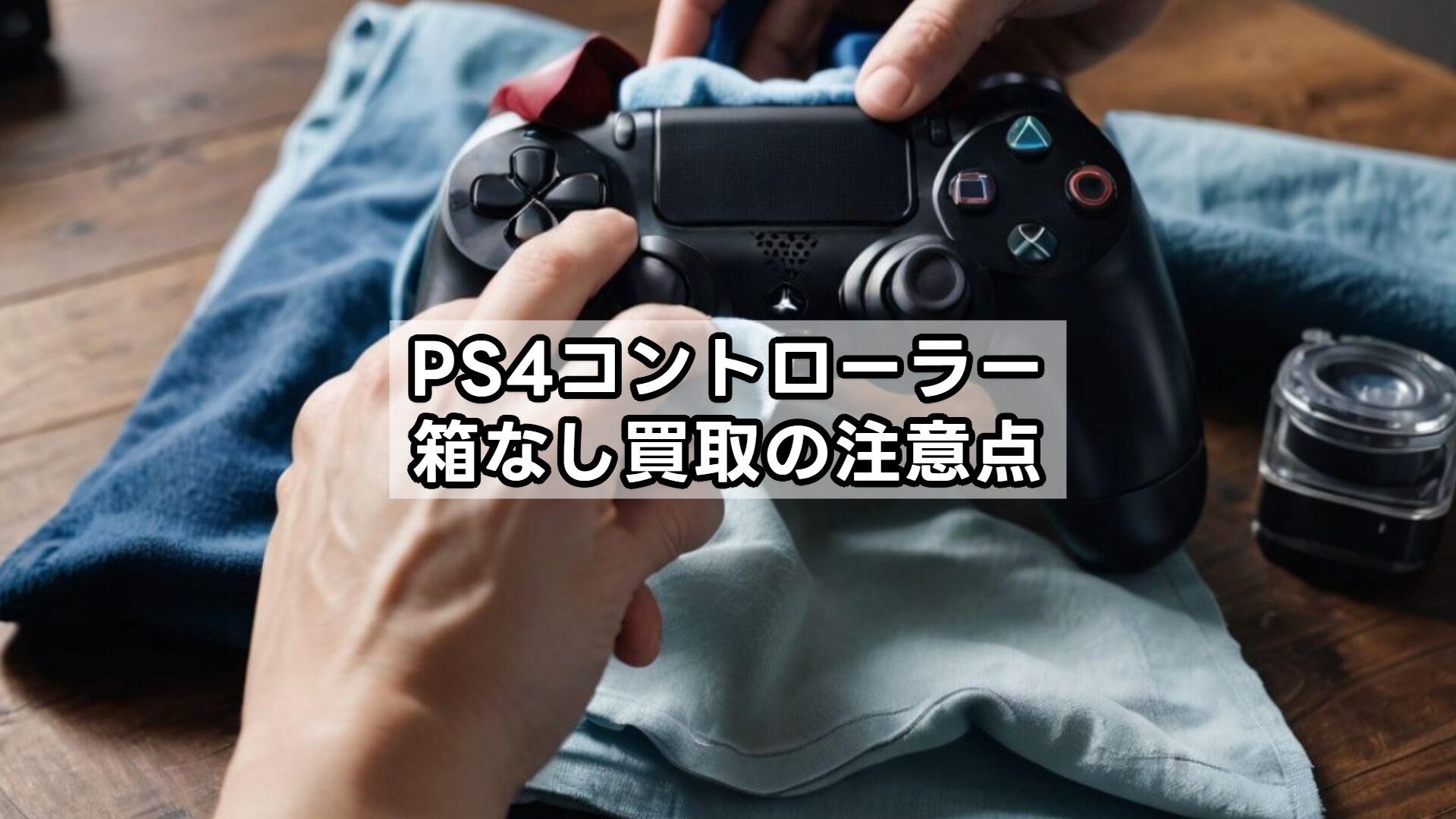 PS4コントローラー箱なし買取の注意点