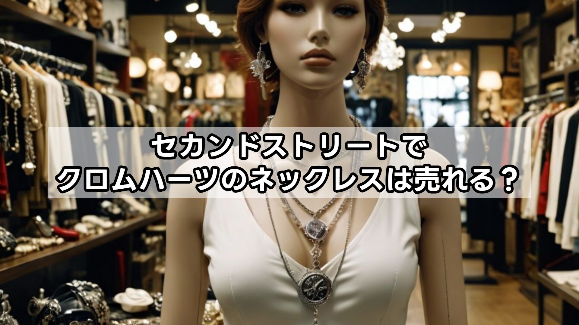 セカンドストリートでクロムハーツのネックレスは売れる？