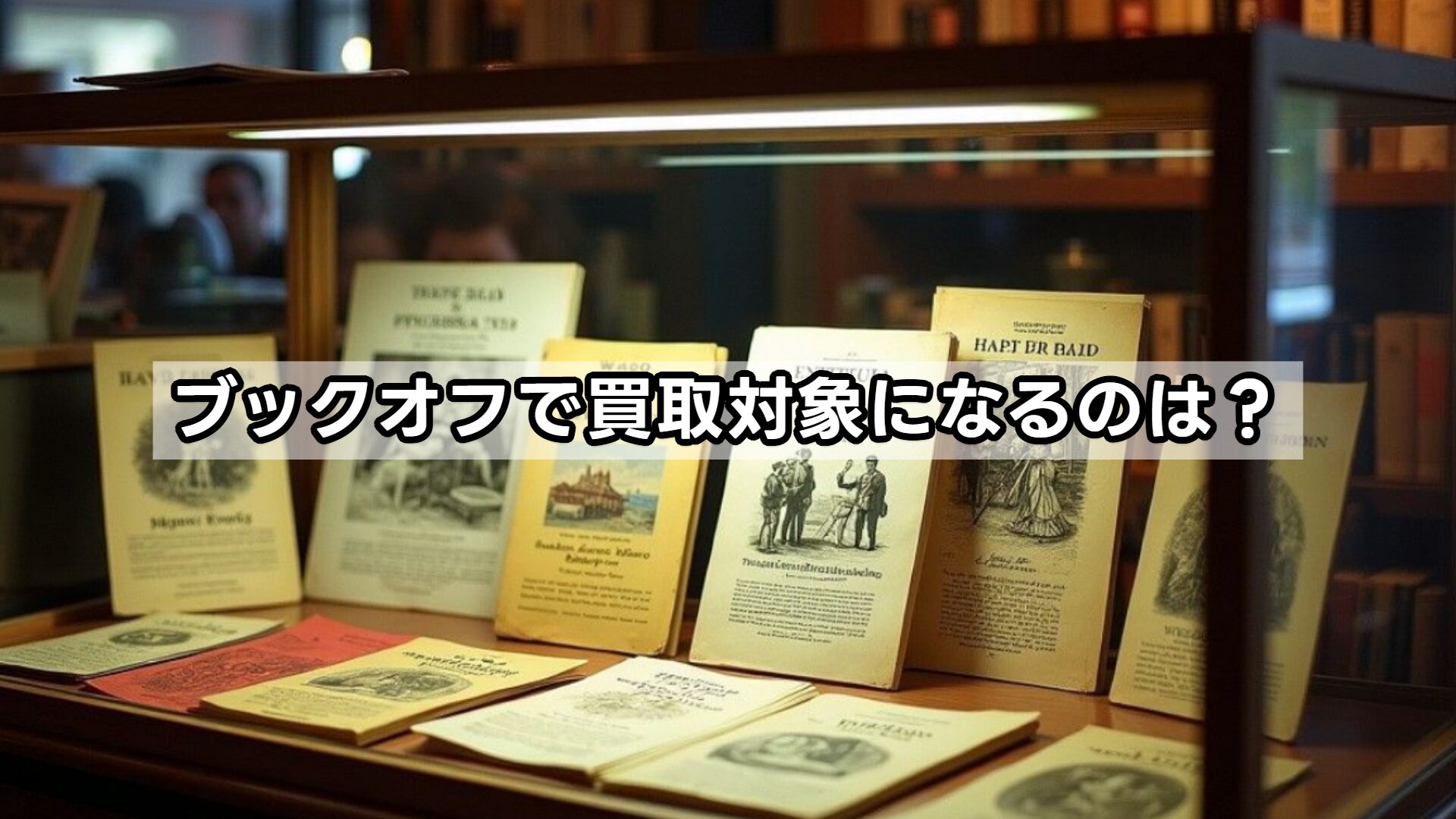 ブックオフで買取対象になるのは？