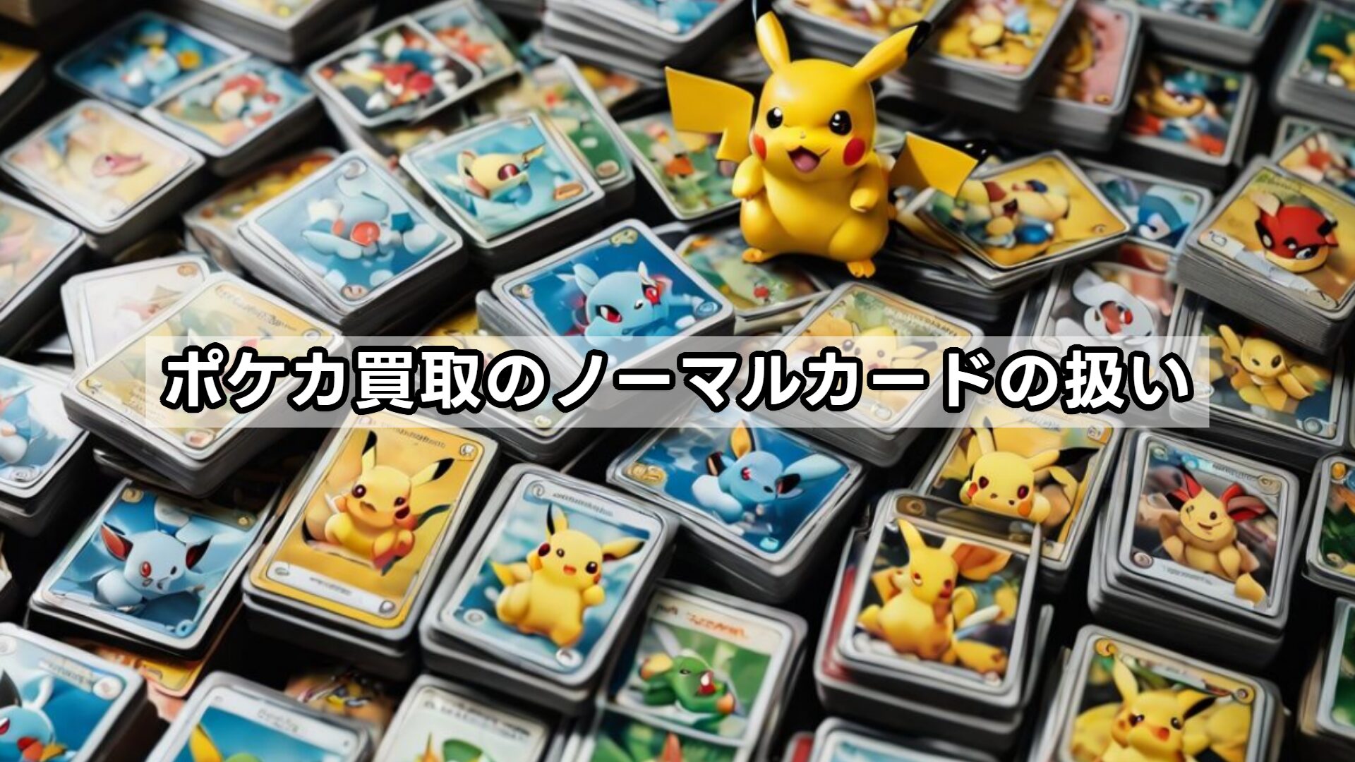 ポケカ買取のノーマルカードの扱い