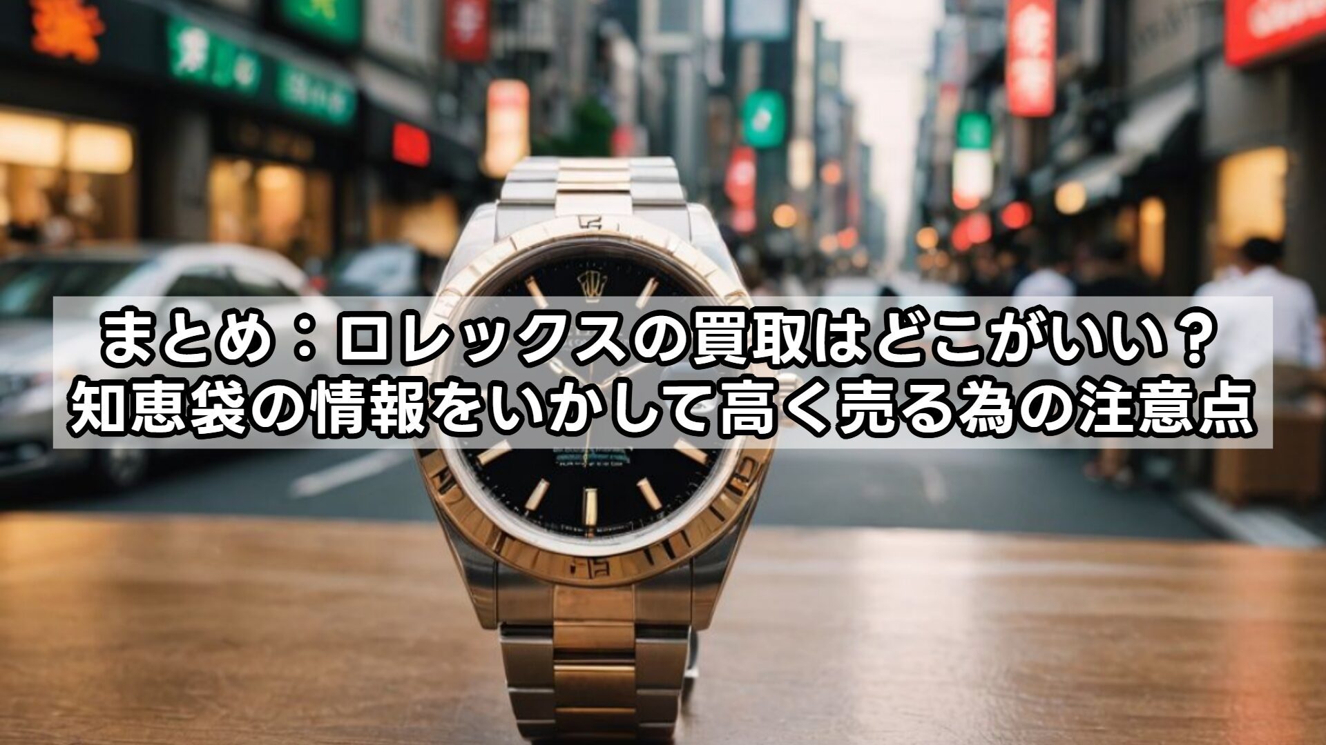 まとめ：ロレックスの買取はどこがいい？知恵袋の情報をいかして高く売る為の注意点