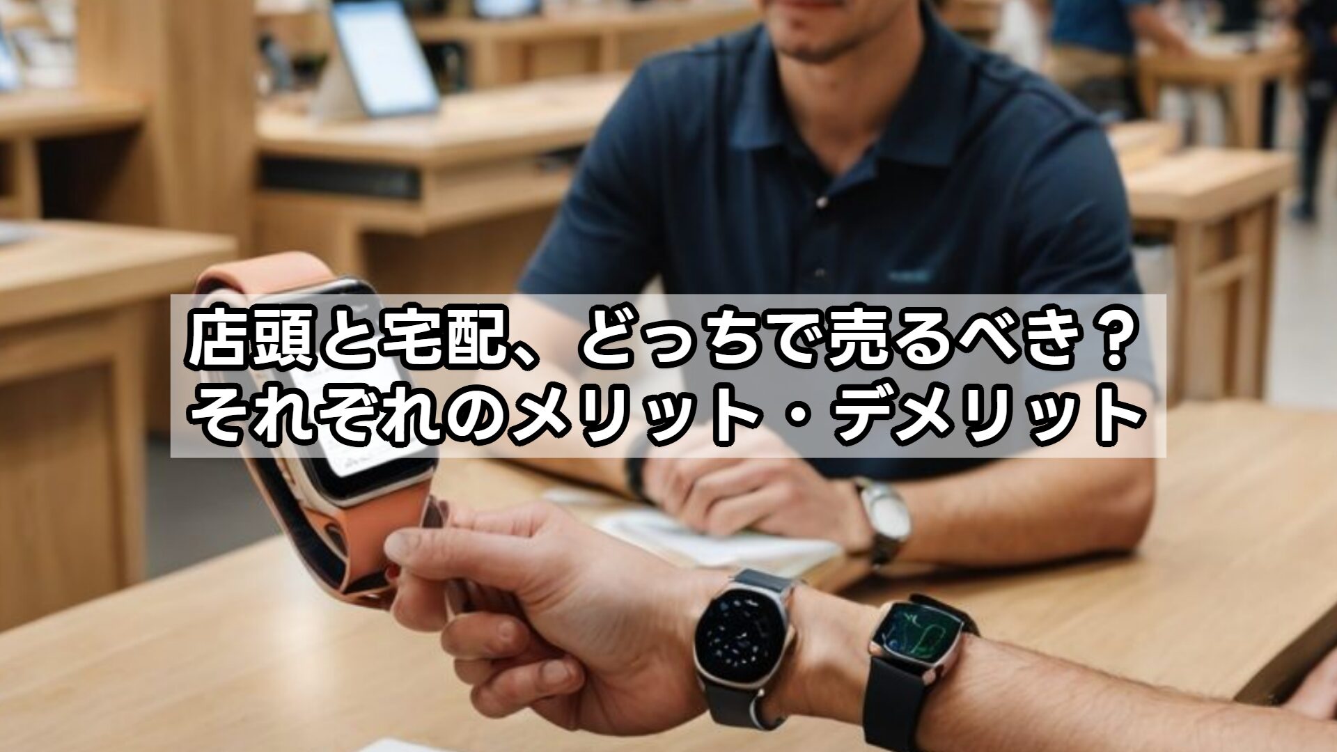 店頭と宅配、どっちで売るべき？それぞれのメリット・デメリット