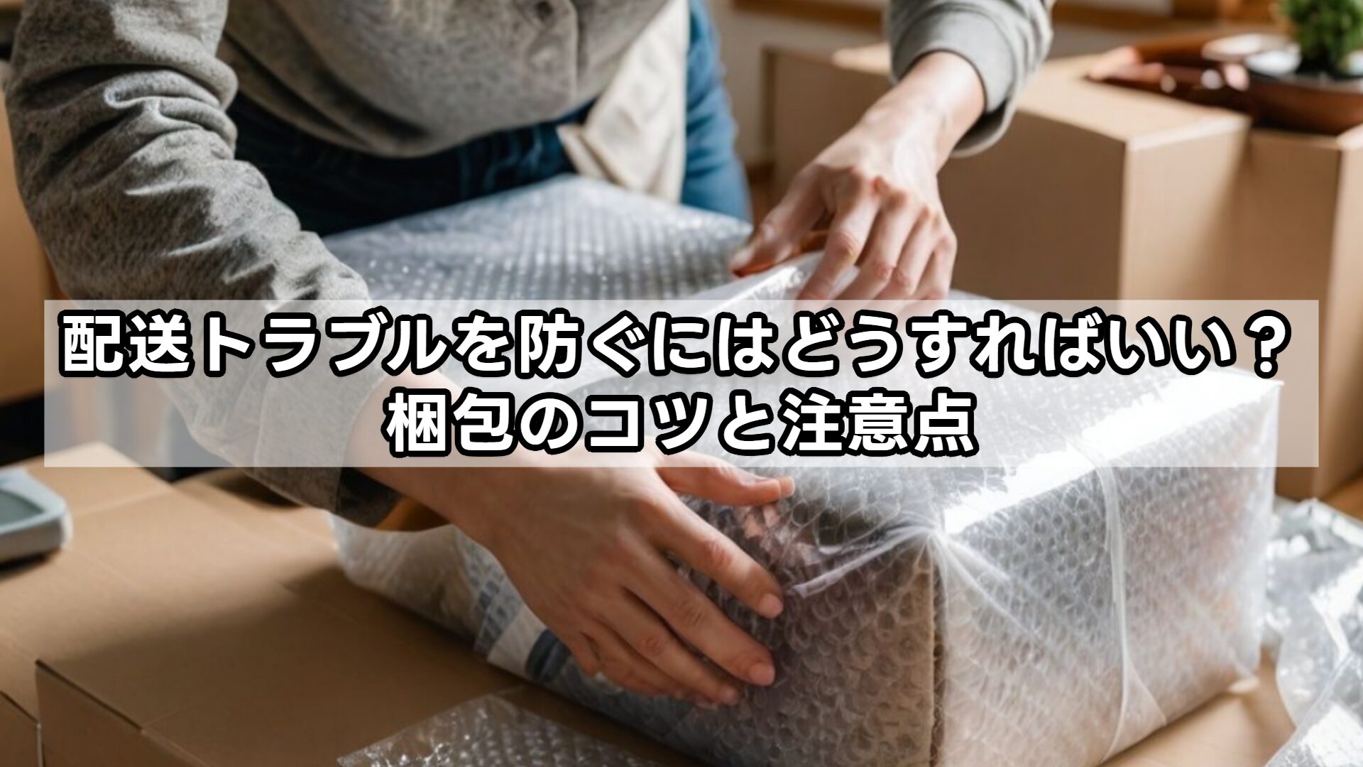 配送トラブルを防ぐにはどうすればいい？梱包のコツと注意点