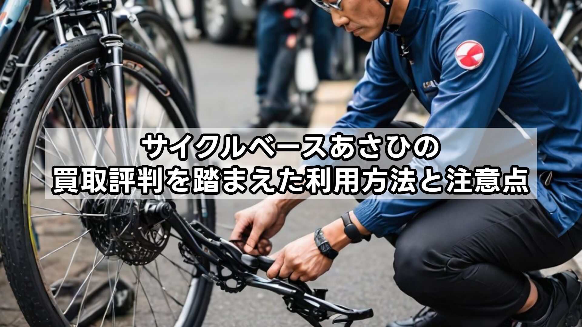 サイクルベースあさひの買取評判を踏まえた利用方法と注意点