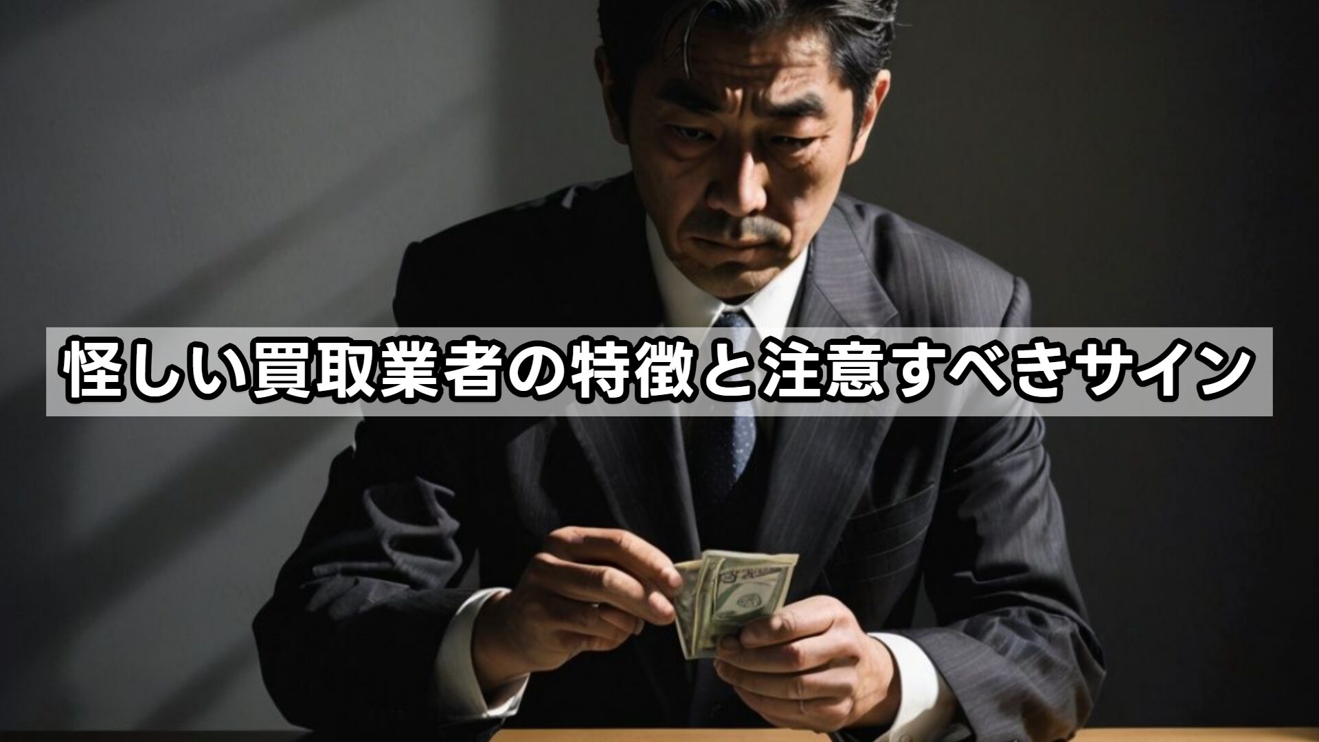 怪しい買取業者の特徴と注意すべきサイン