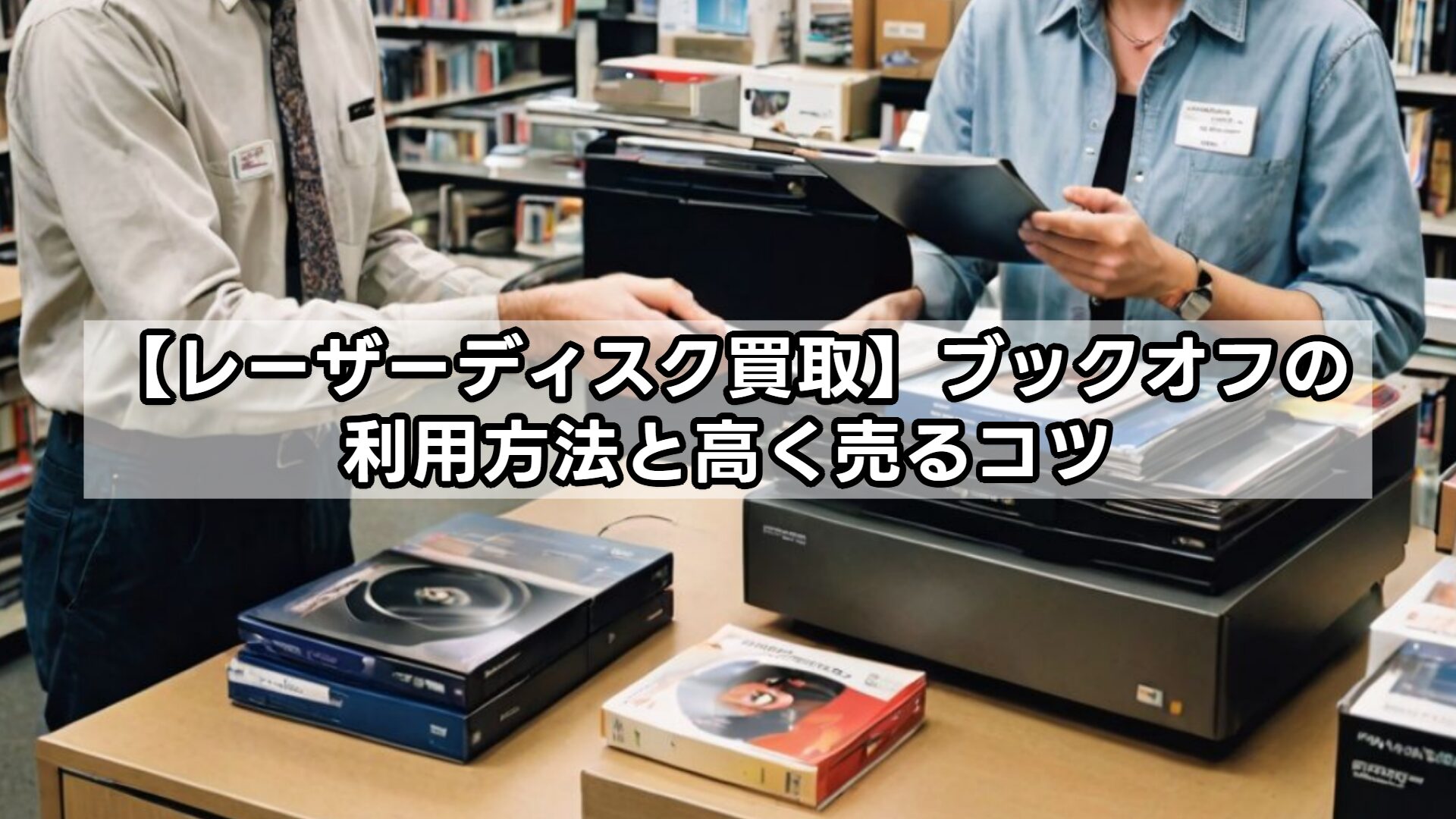【レーザーディスク買取】ブックオフの利用方法と高く売るコツ