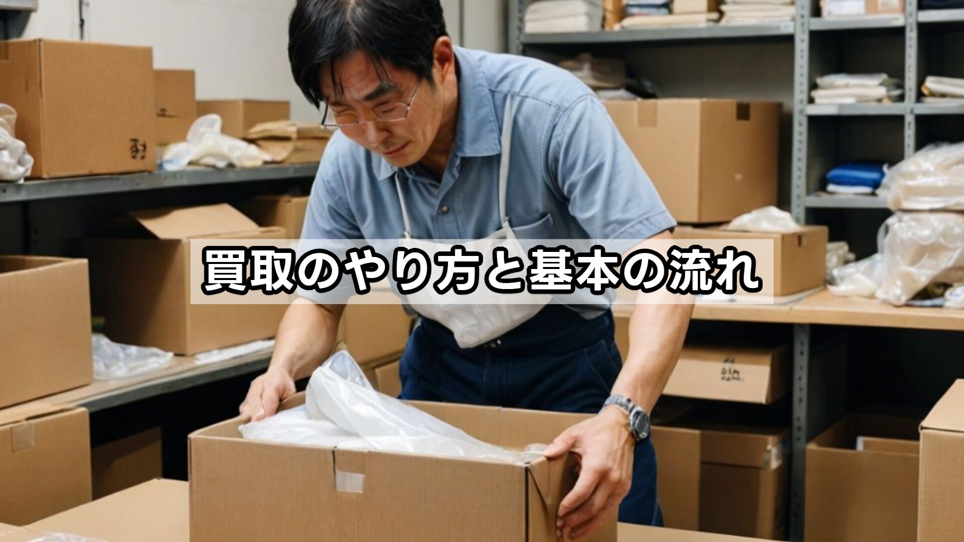 買取のやり方と基本の流れ