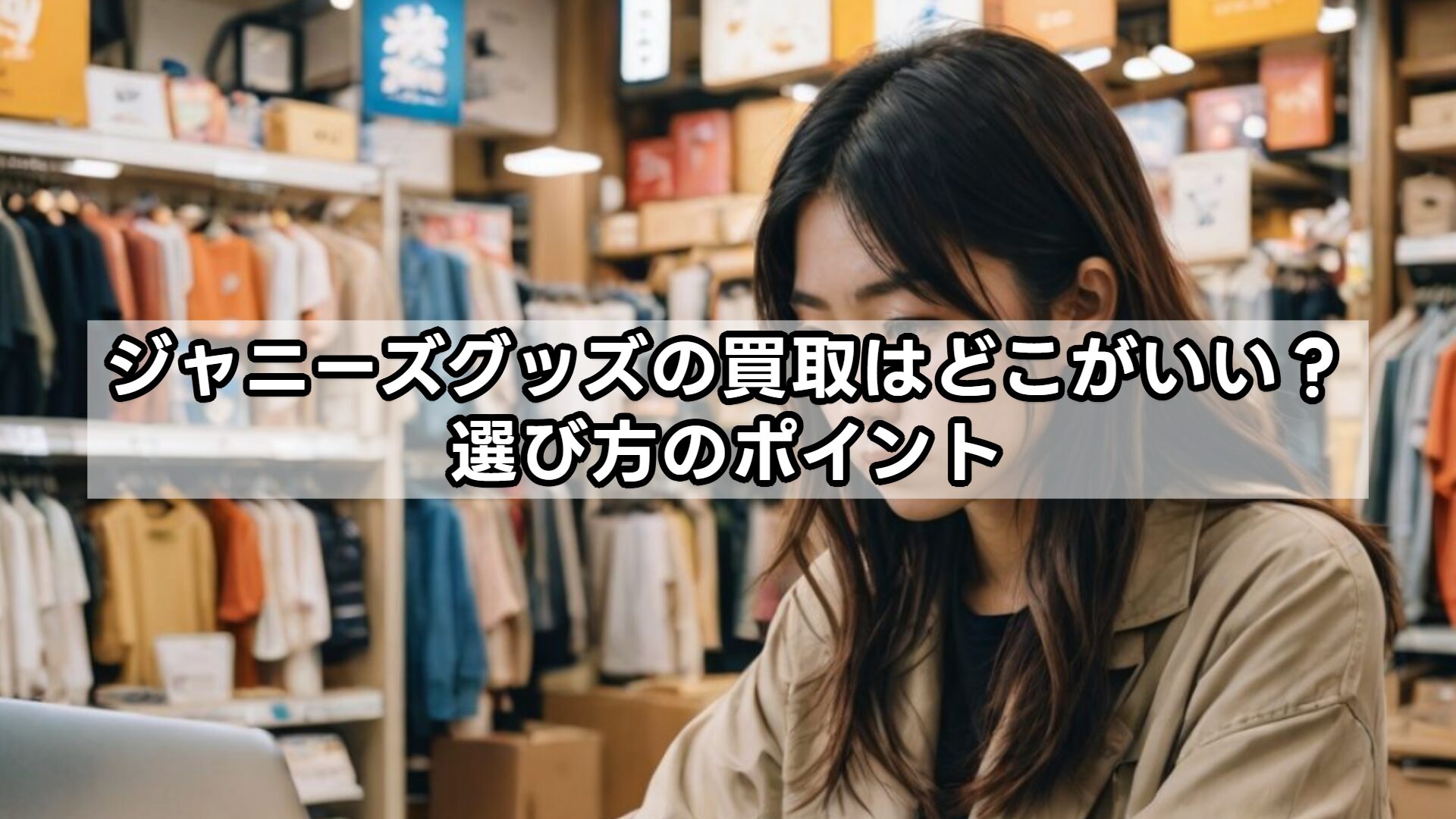 ジャニーズグッズの買取はどこがいい？選び方のポイント