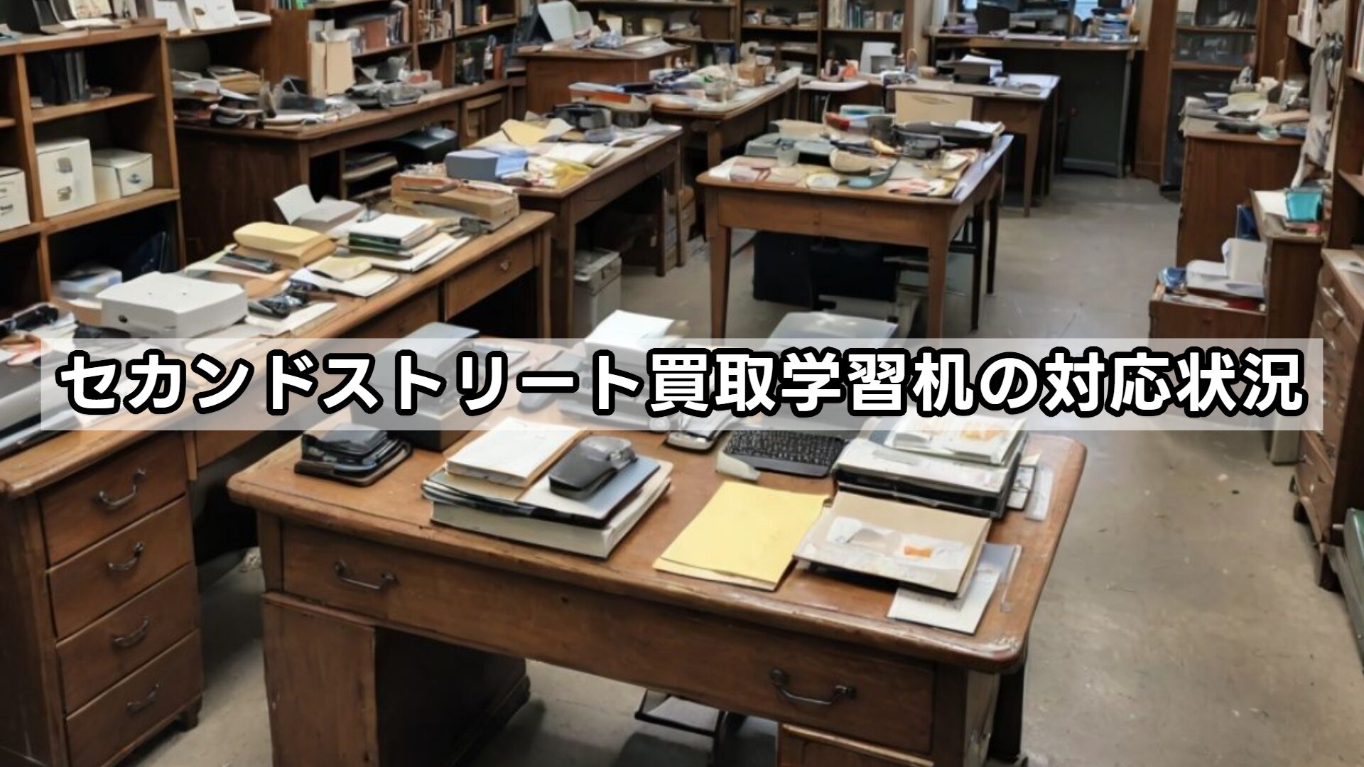 セカンドストリート買取学習机の対応状況