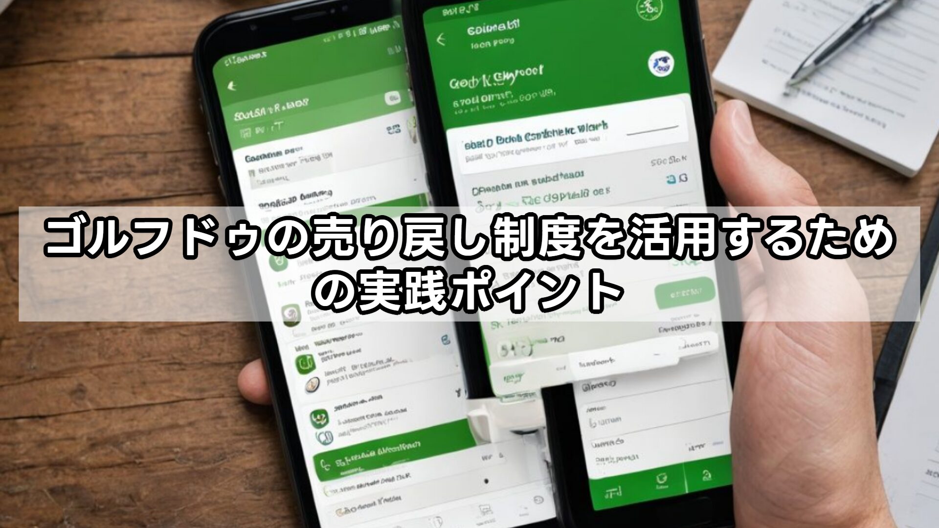ゴルフドゥの売り戻し制度を活用するための実践ポイント