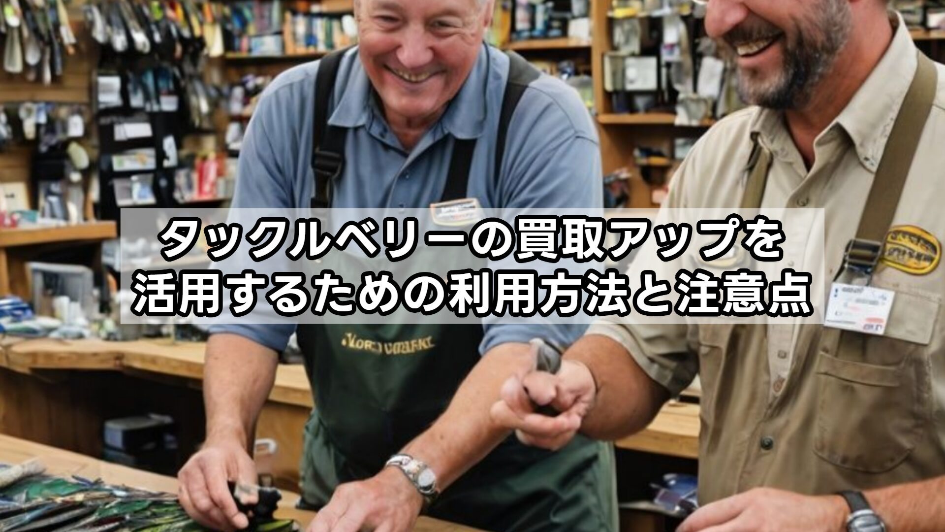 タックルベリーの買取アップを活用するための利用方法と注意点