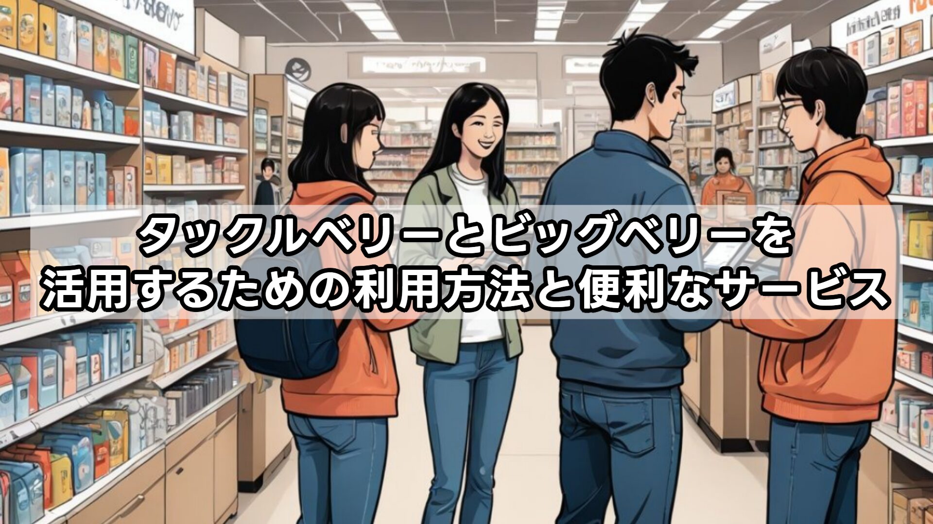 タックルベリーとビッグベリーを活用するための利用方法と便利なサービス