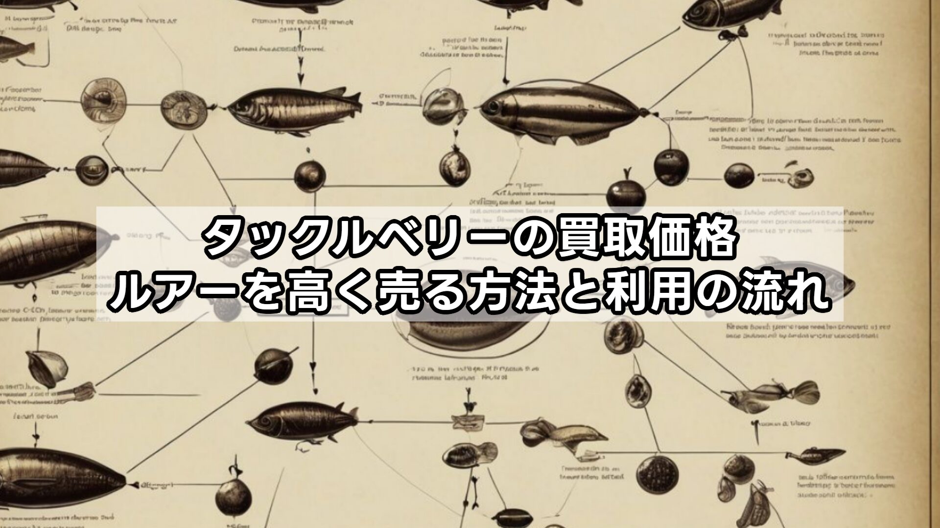 タックルベリーの買取価格、ルアーを高く売る方法と利用の流れ