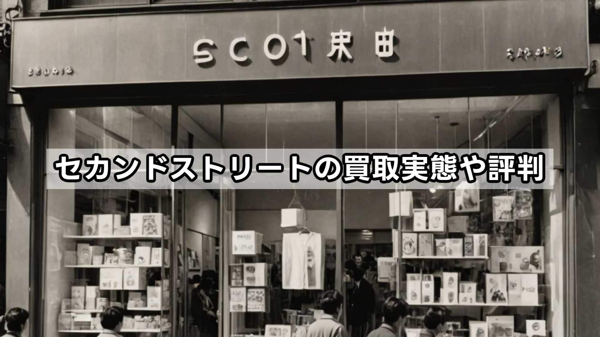 セカンドストリートの買取実態や評判
