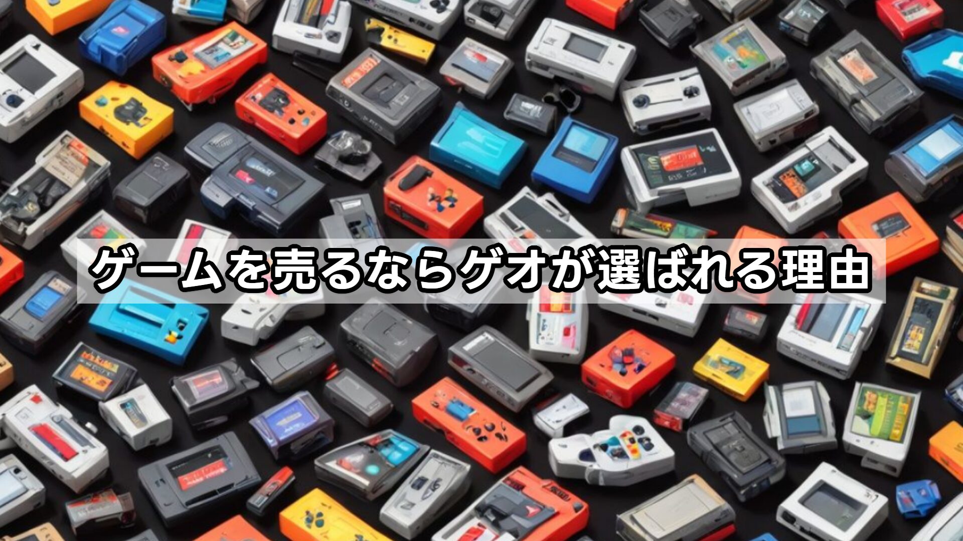 ゲームを売るならゲオが選ばれる理由
