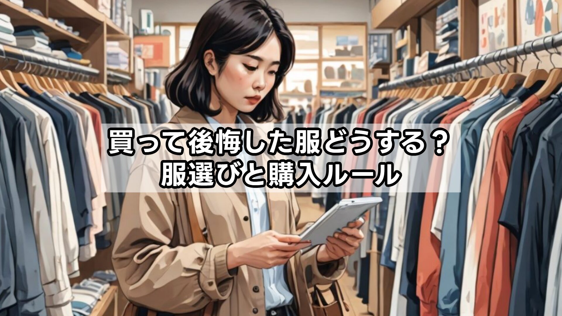 買って後悔した服どうする？服選びと購入ルール
