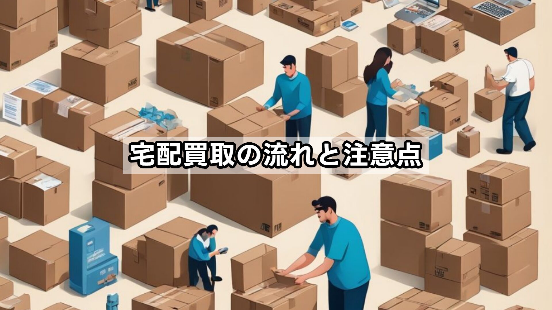 宅配買取の流れと注意点