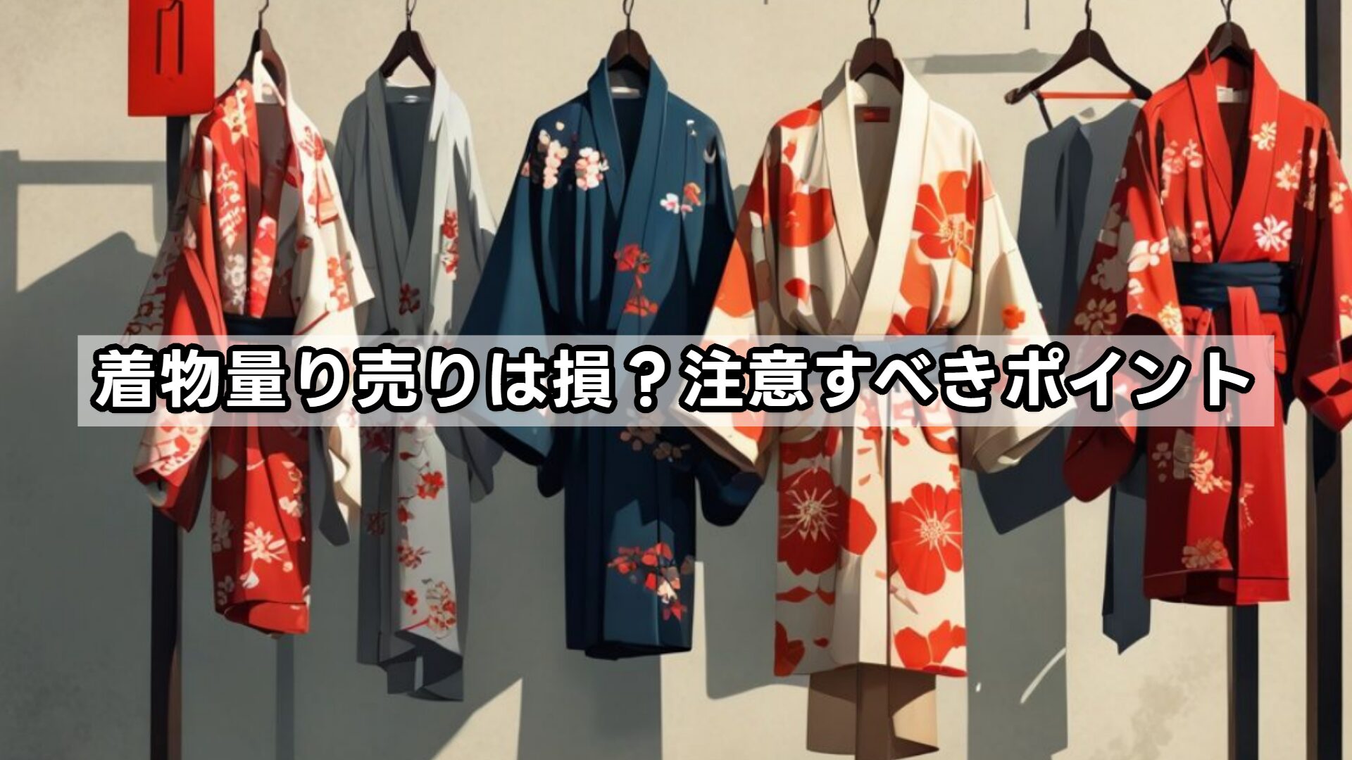着物量り売りは損？注意すべきポイント
