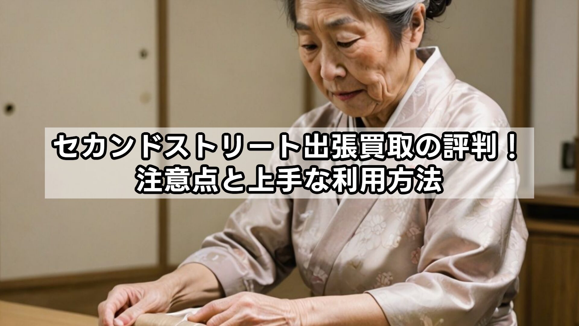 セカンドストリート出張買取の評判！注意点と上手な利用方法