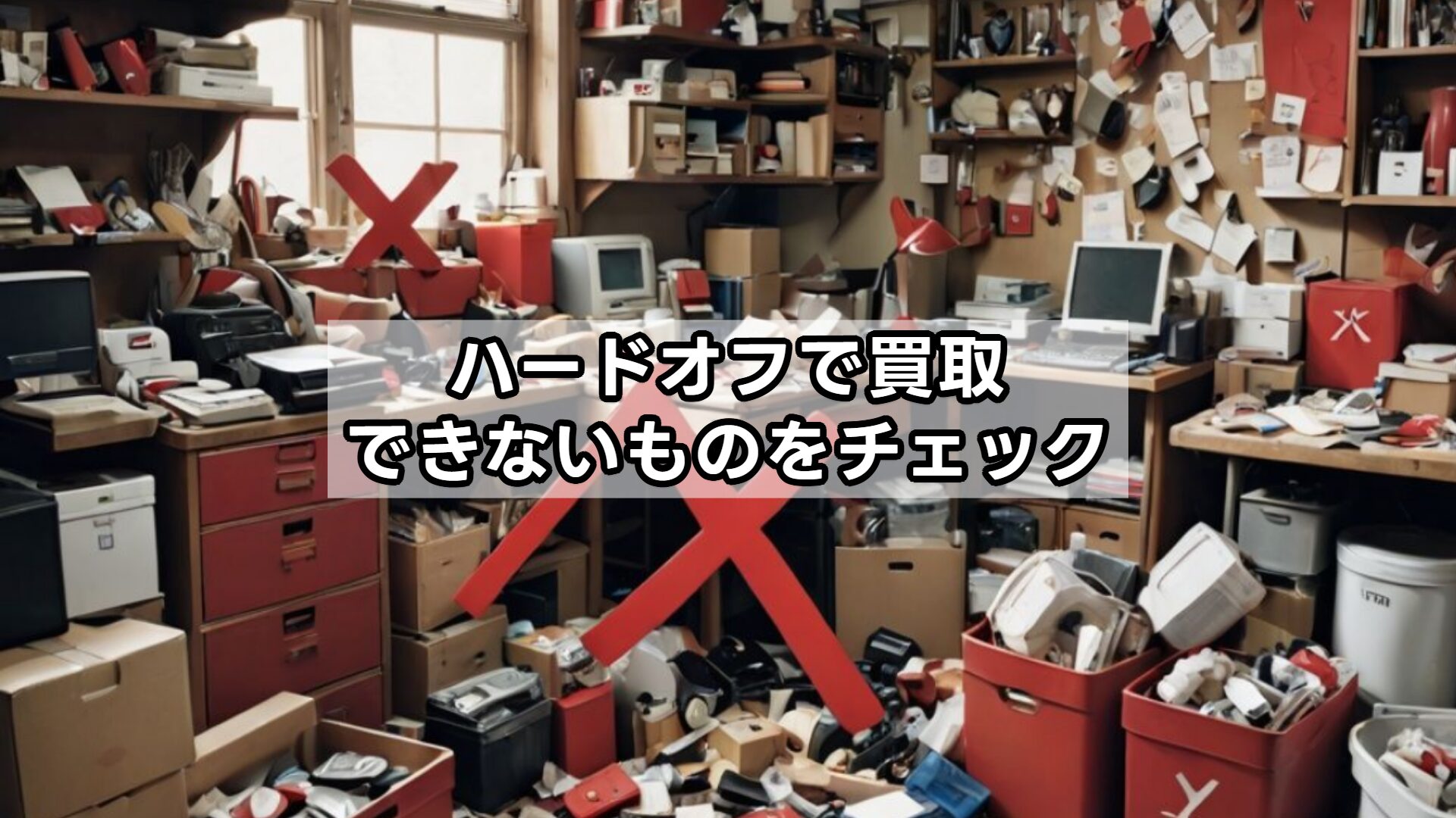 ハードオフで買取できないものをチェック