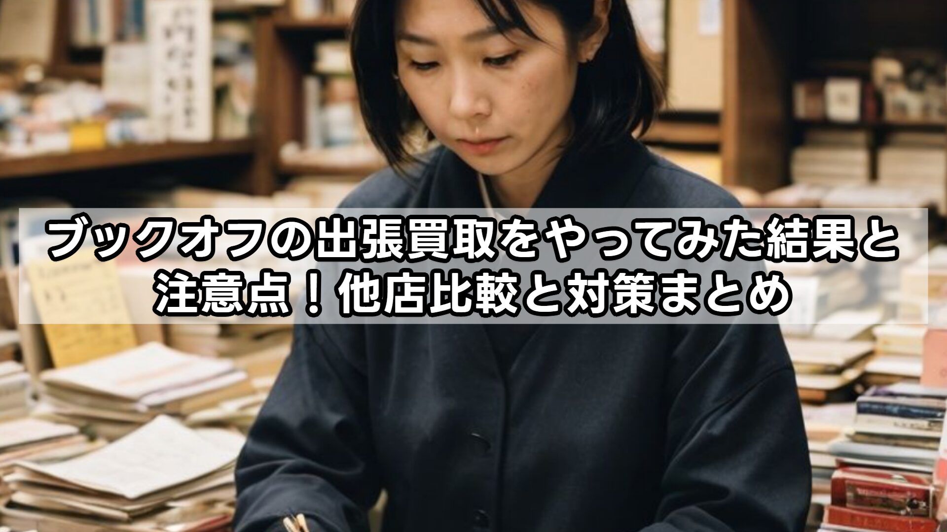 ブックオフの出張買取をやってみた結果と注意点!他店比較と対策まとめ