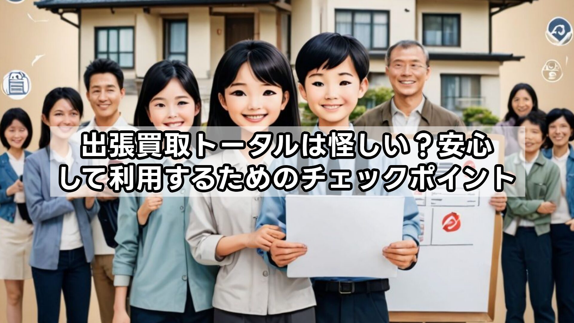 出張買取トータルは怪しい?安心して利用するためのチェックポイント