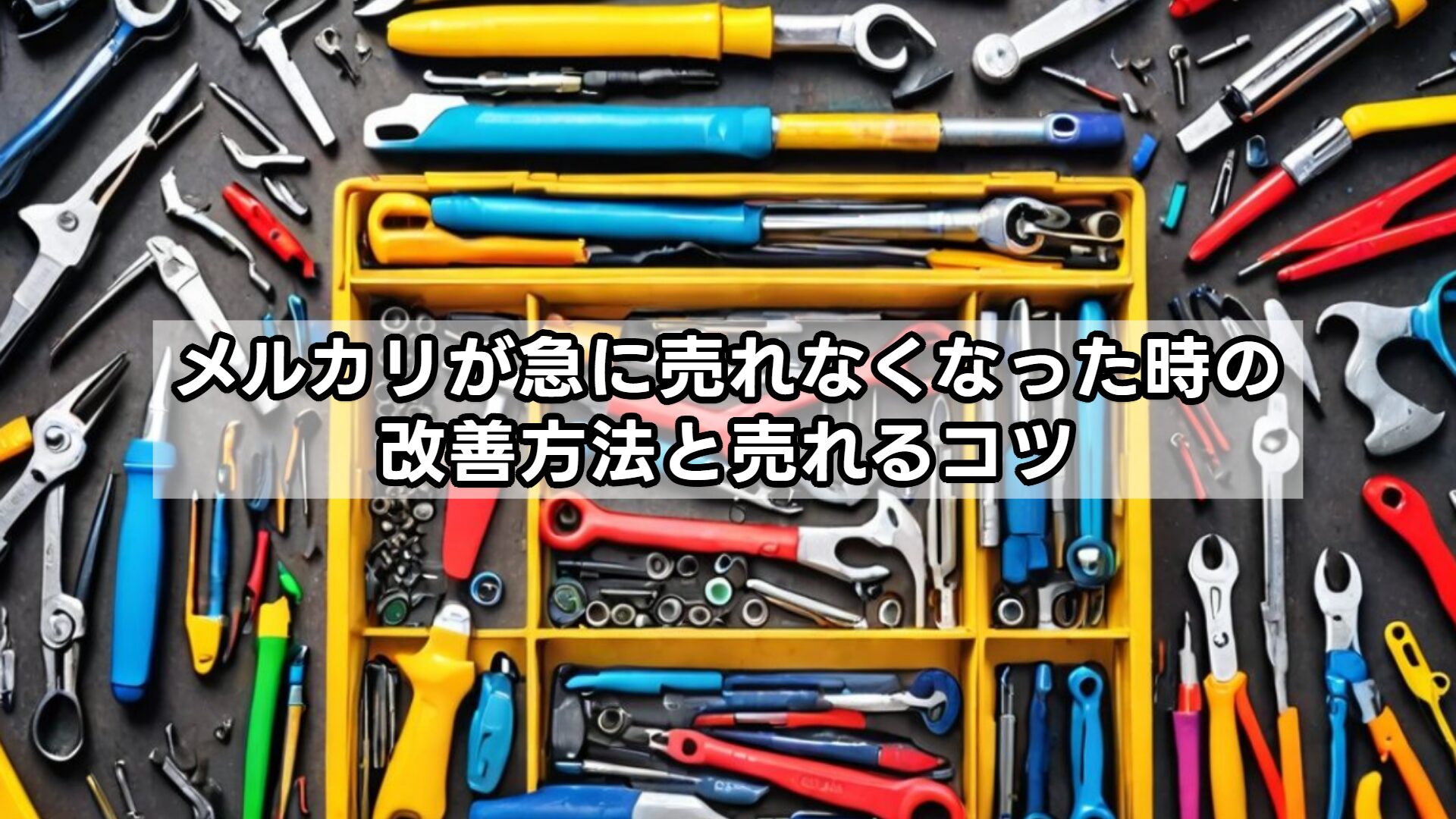 メルカリが急に売れなくなった時の改善方法と売れるコツ