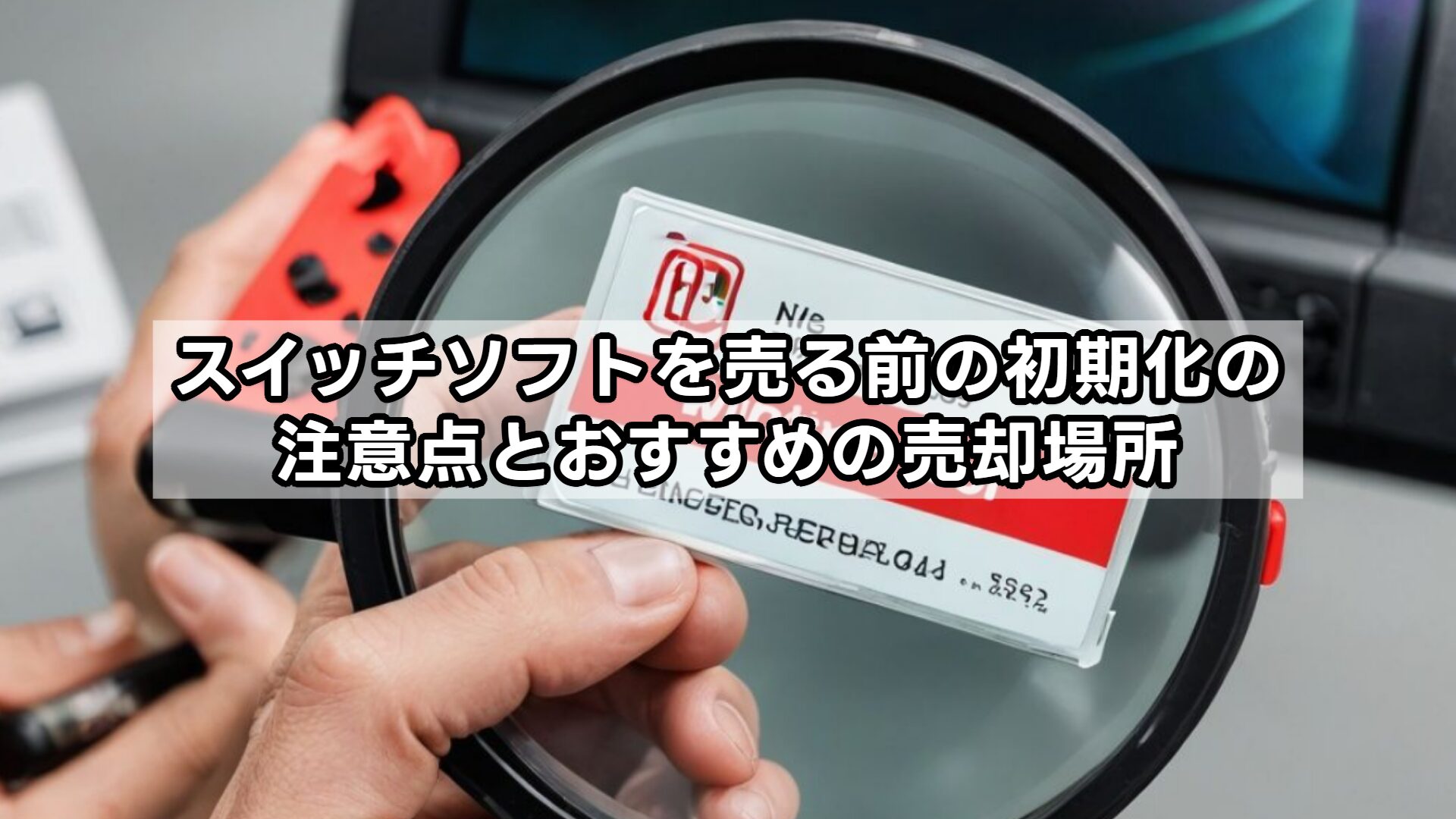 スイッチソフトを売る前の初期化の注意点とおすすめの売却場所