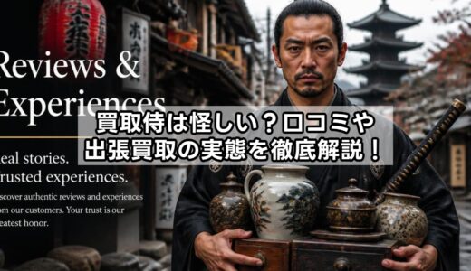 買取侍は怪しい？口コミや出張買取の実態を徹底解説！