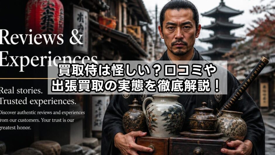 買取侍は怪しい？口コミや出張買取の実態を徹底解説！