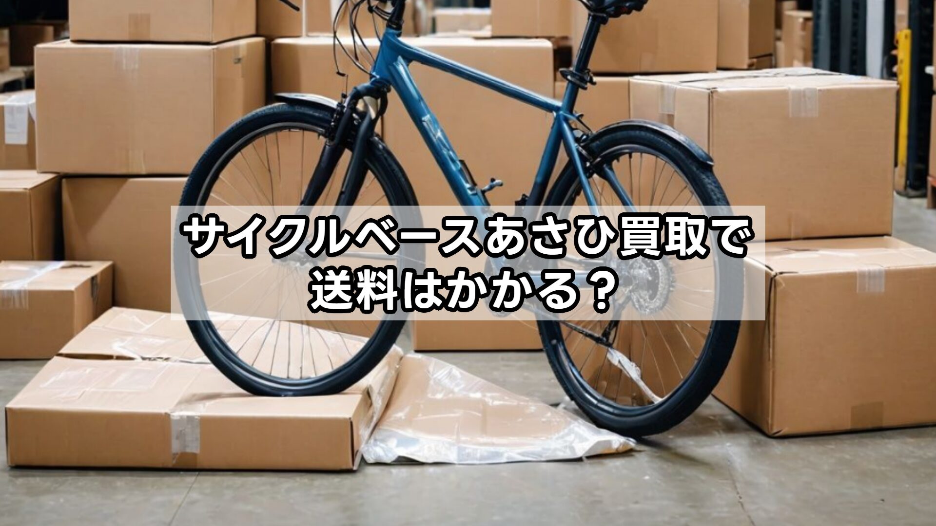 サイクルベースあさひ買取で送料はかかる？