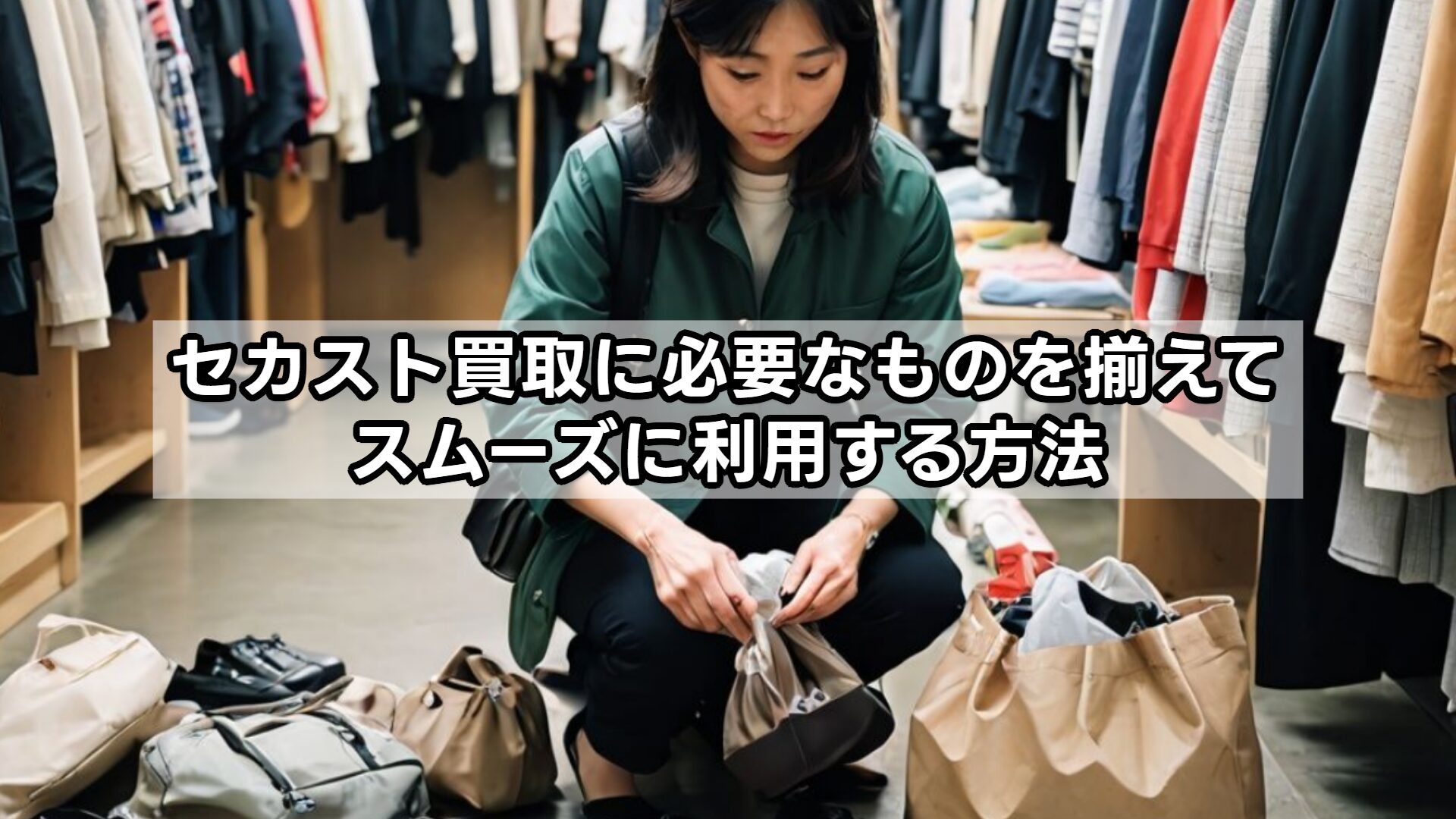 セカスト買取に必要なものを揃えてスムーズに利用する方法