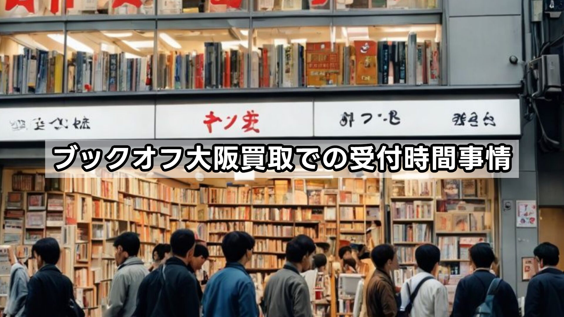 ブックオフ大阪買取での受付時間事情