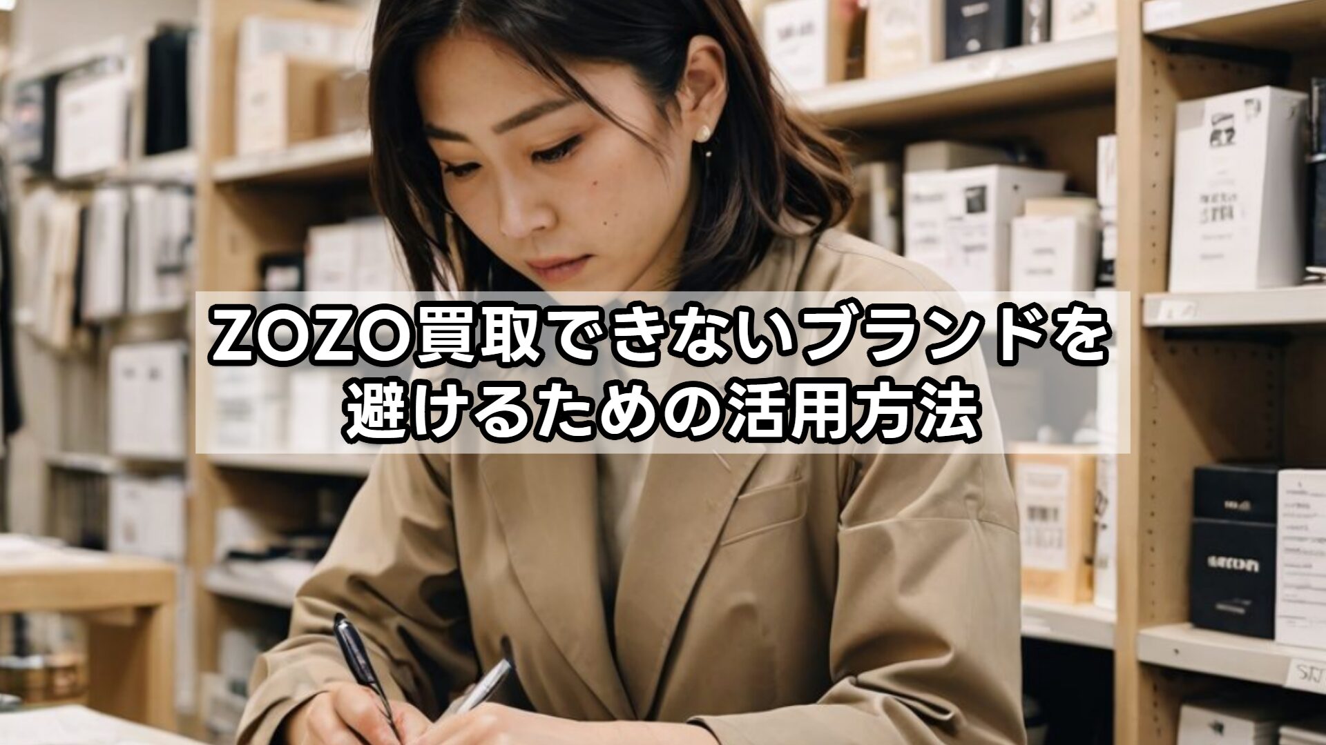ZOZO買取できないブランドを避けるための活用方法
