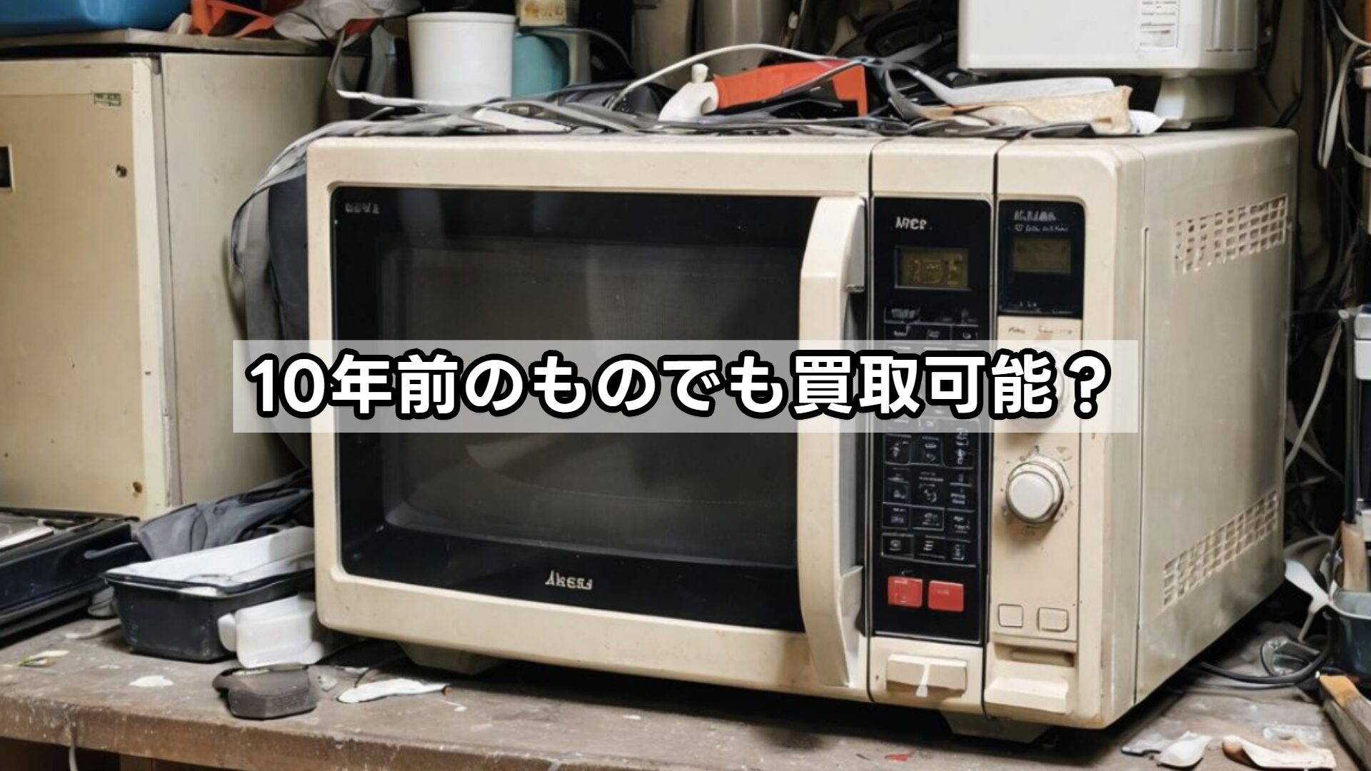 10年前のものでも買取可能?