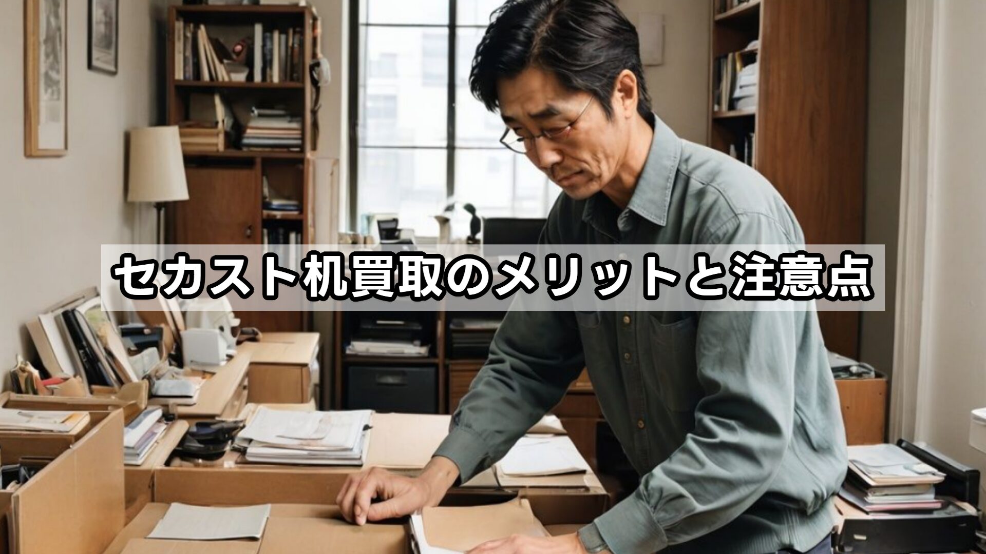 セカスト机買取のメリットと注意点