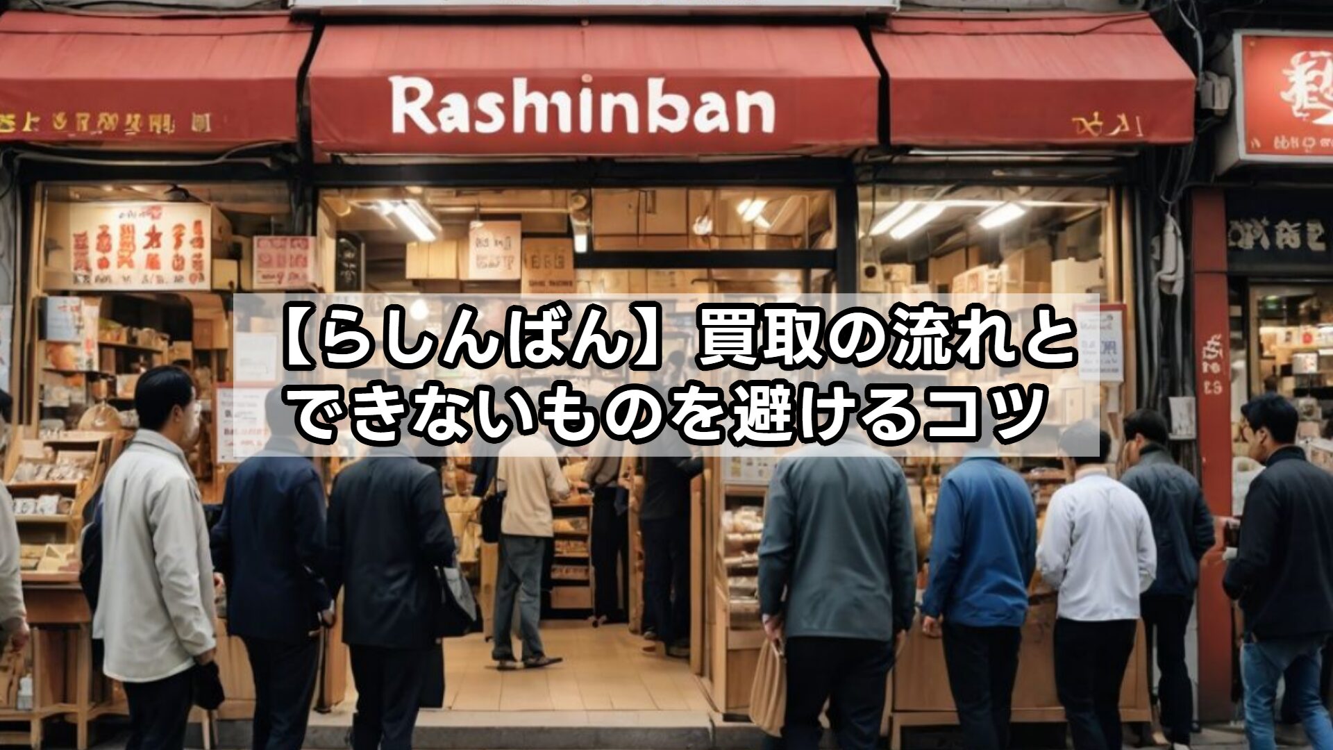 【らしんばん】買取の流れとできないものを避けるコツ